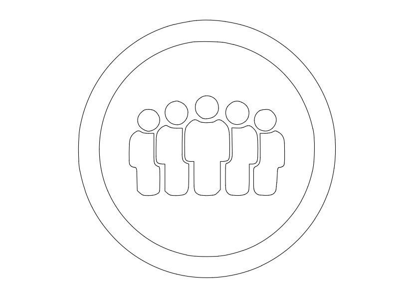 Free People Symbol CAD Block Icon – DWG, DXF, PDF Format