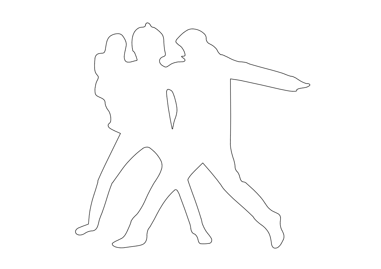 Free People Standing Elevation CAD Block – DWG, DXF, PDF Format