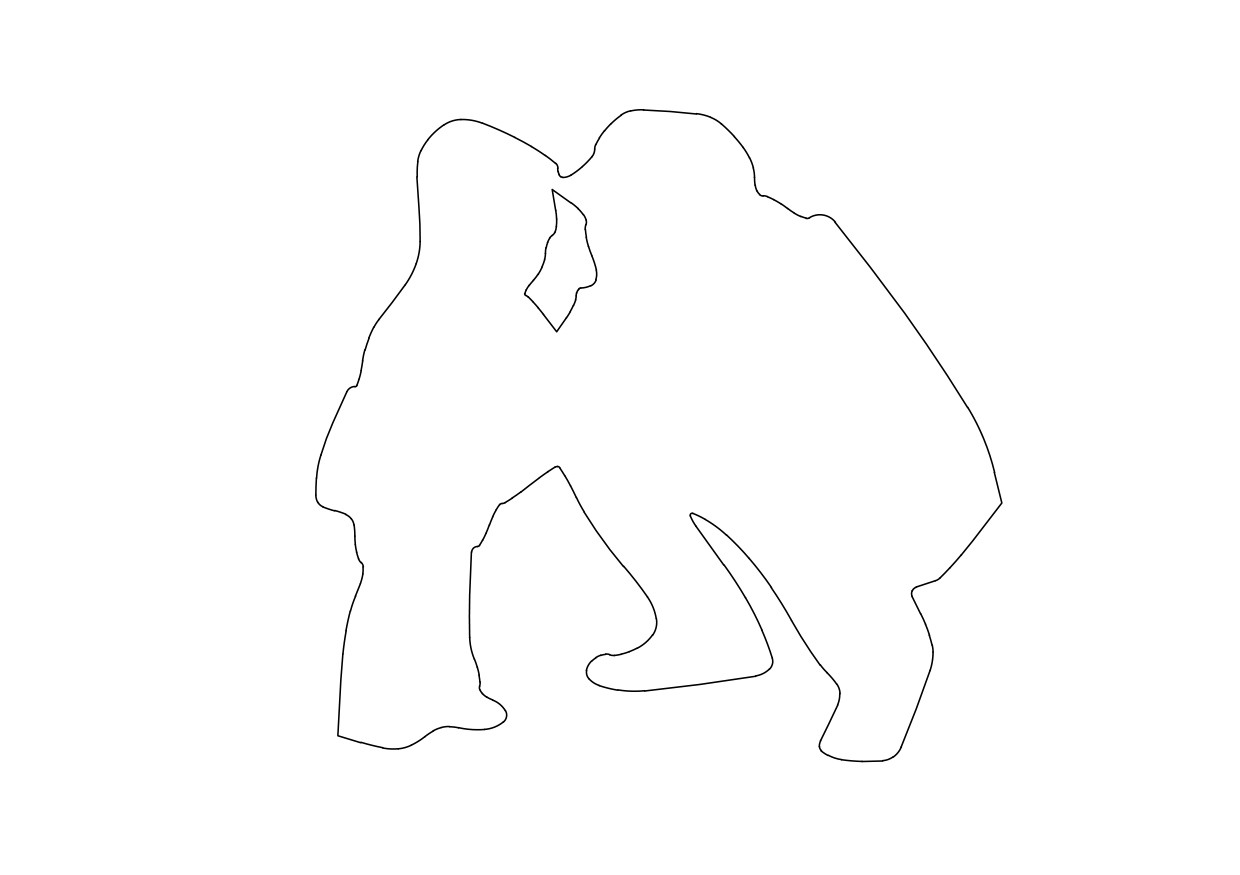 Free People Standing Elevation CAD Block – DWG, DXF, PDF Format