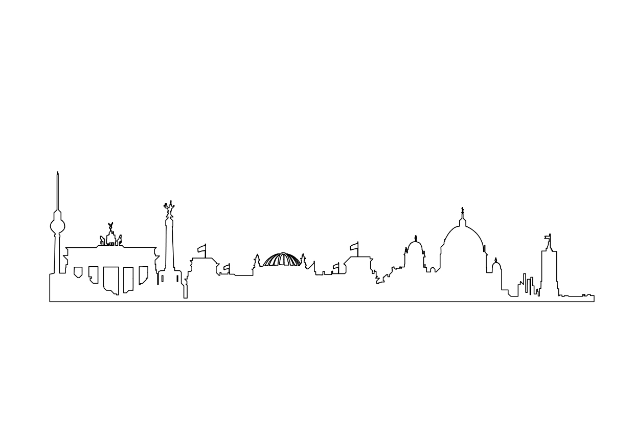 Free Berlin Germany Skyline CAD Block – DWG, DXF, PDF Format