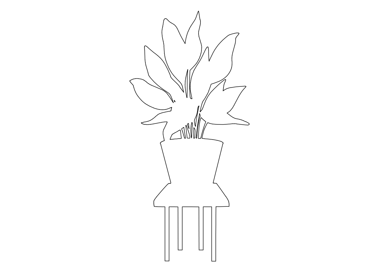 Free Plant Elevation CAD Block – DWG, DXF, PDF Format