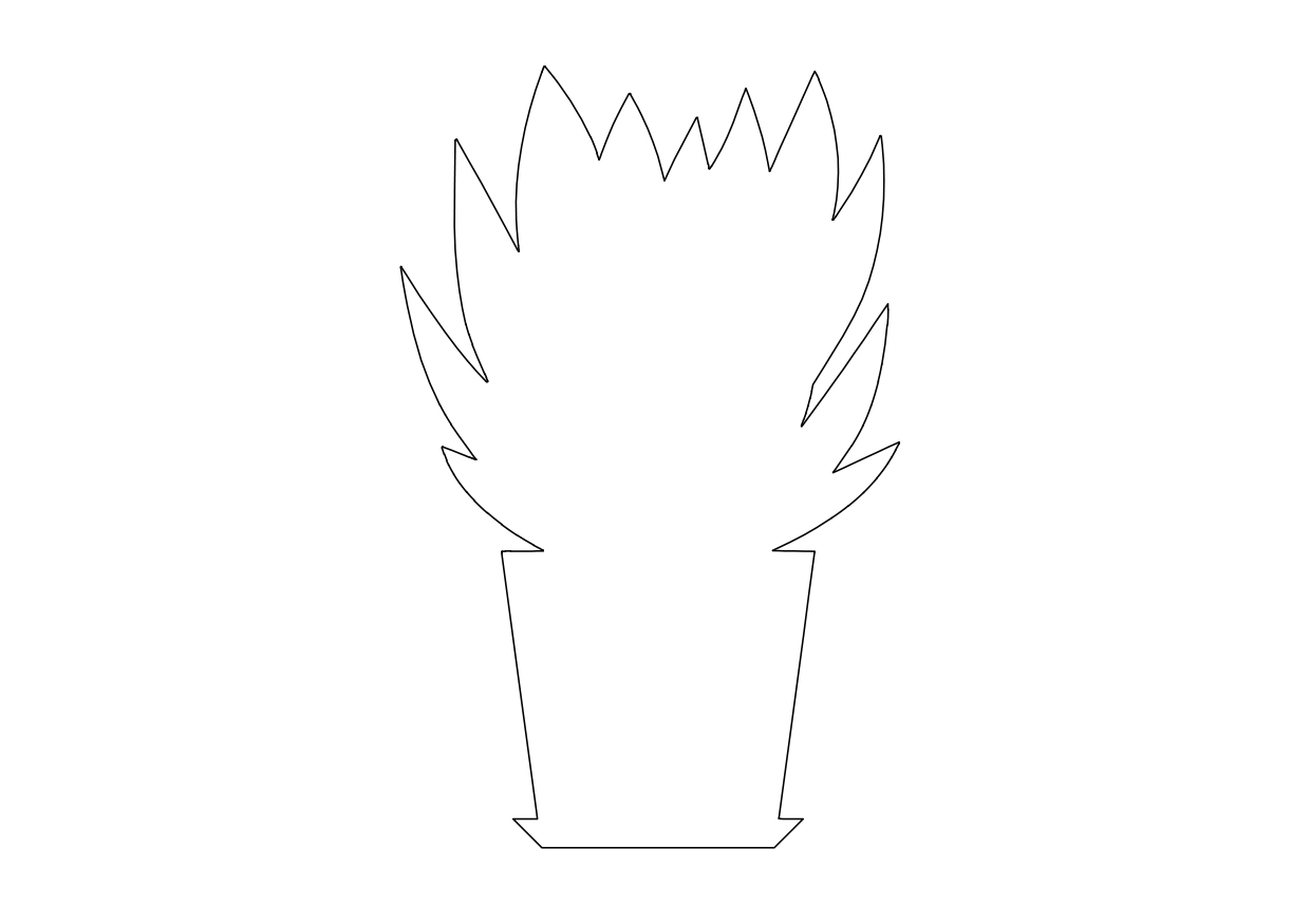 Free Plant Elevation CAD Block – DWG, DXF, PDF Format