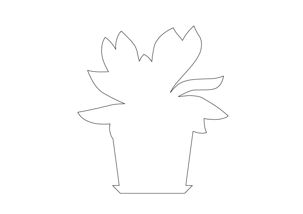 Free Plant Elevation CAD Block – DWG, DXF, PDF Format