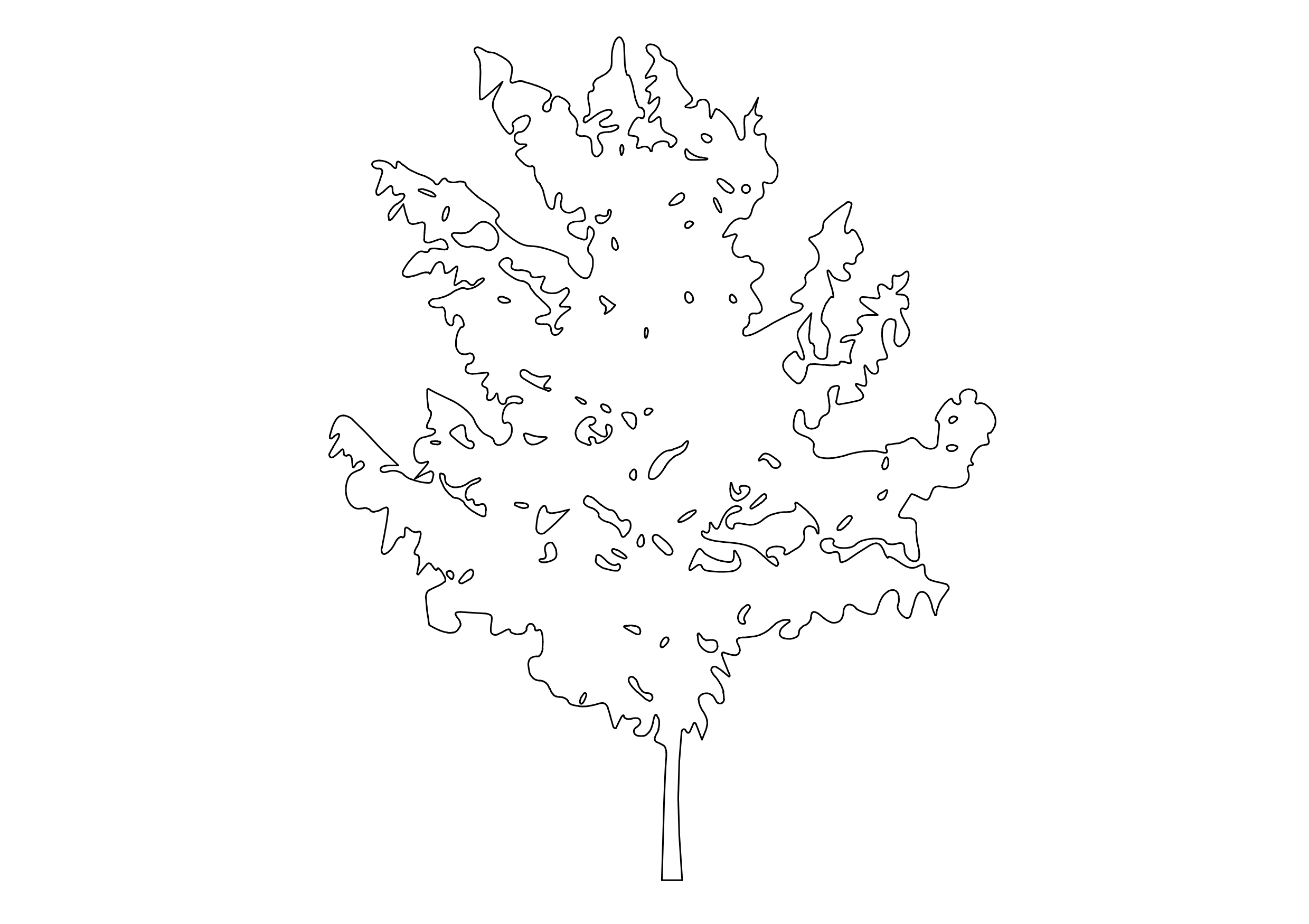 Free Cherry Blossom Tree Elevation CAD Block – DWG, DXF, PDF Format