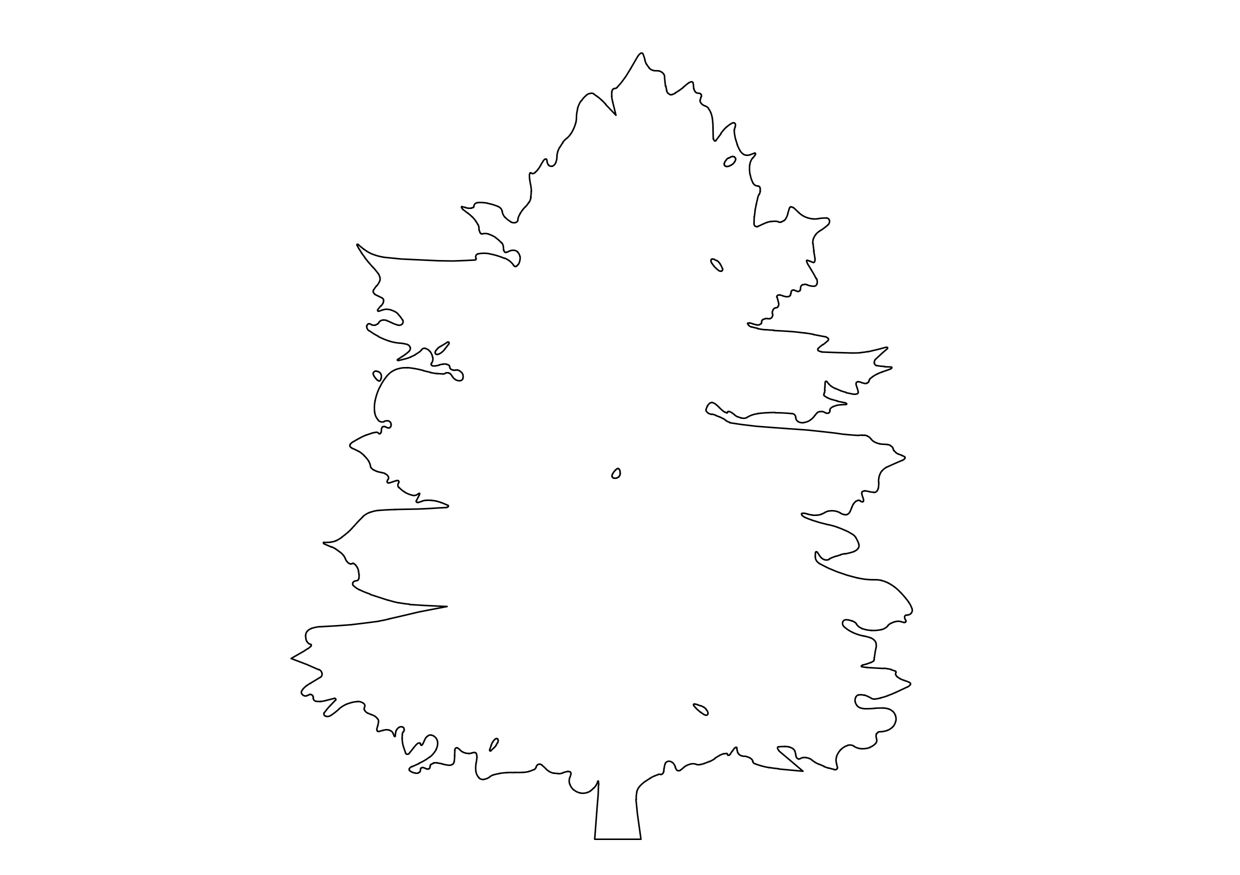 Free Tree Elevation CAD Block – DWG, DXF, PDF Format