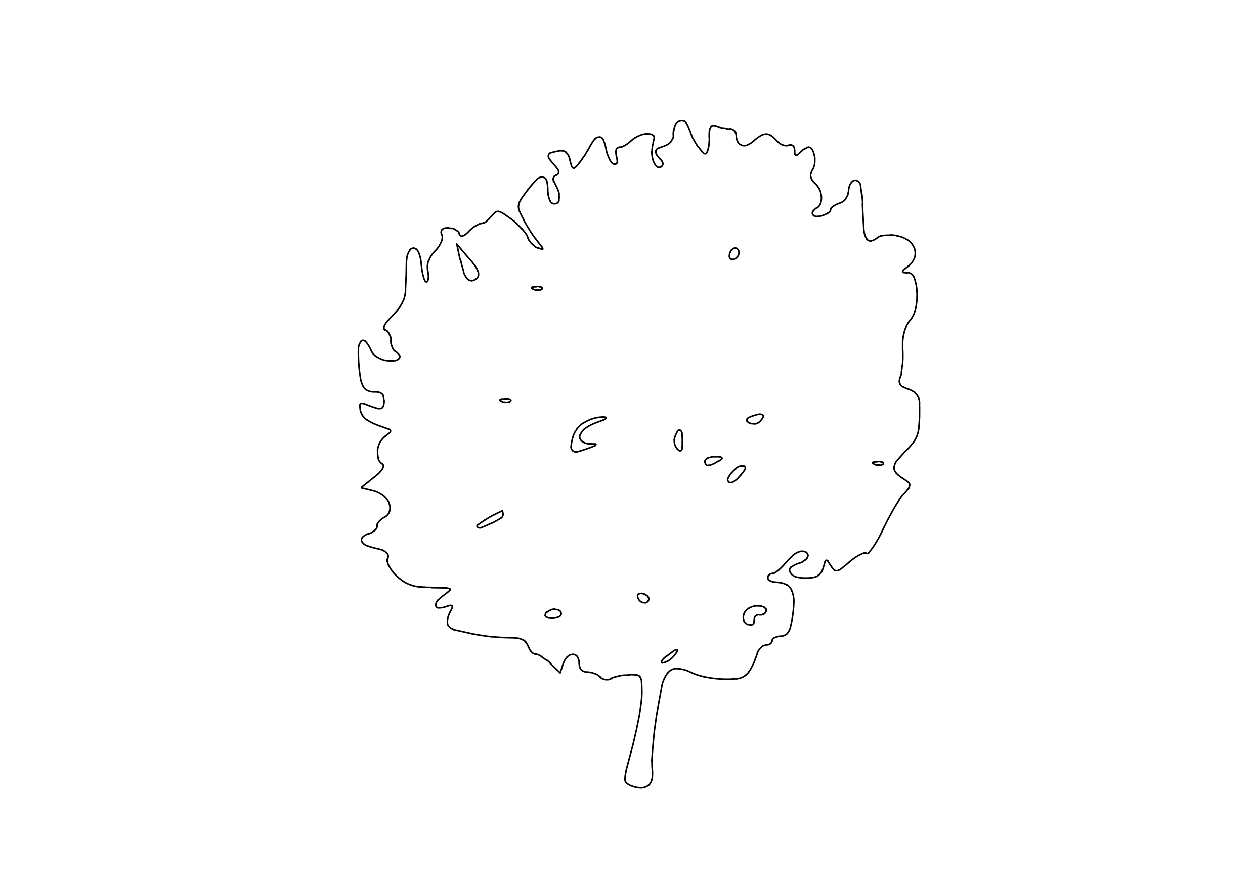 Free Tree Elevation CAD Block – DWG, DXF, PDF Format