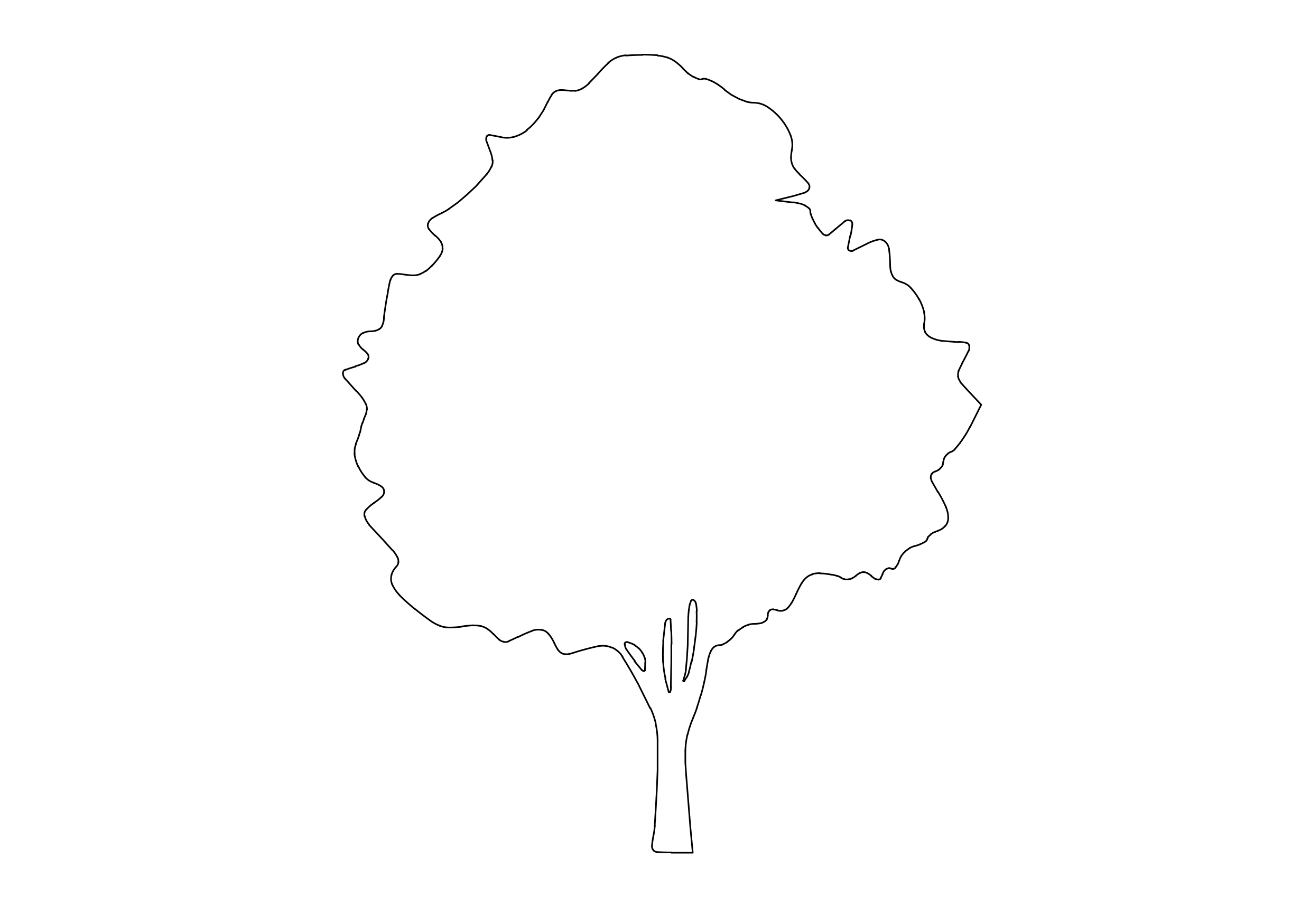 Free Tree Elevation CAD Block – DWG, DXF, PDF Format