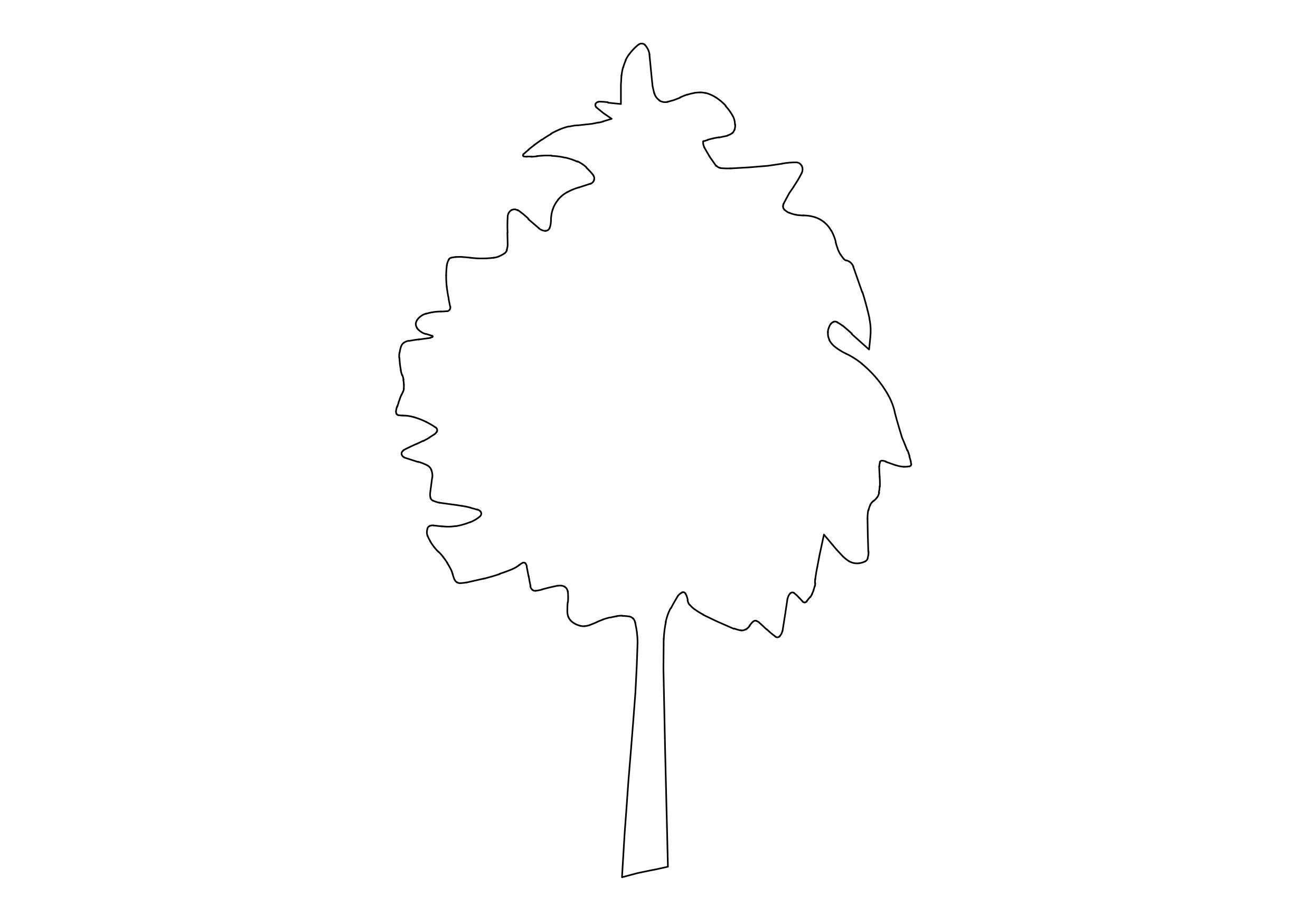 Free Tree Elevation CAD Block – DWG, DXF, PDF Format