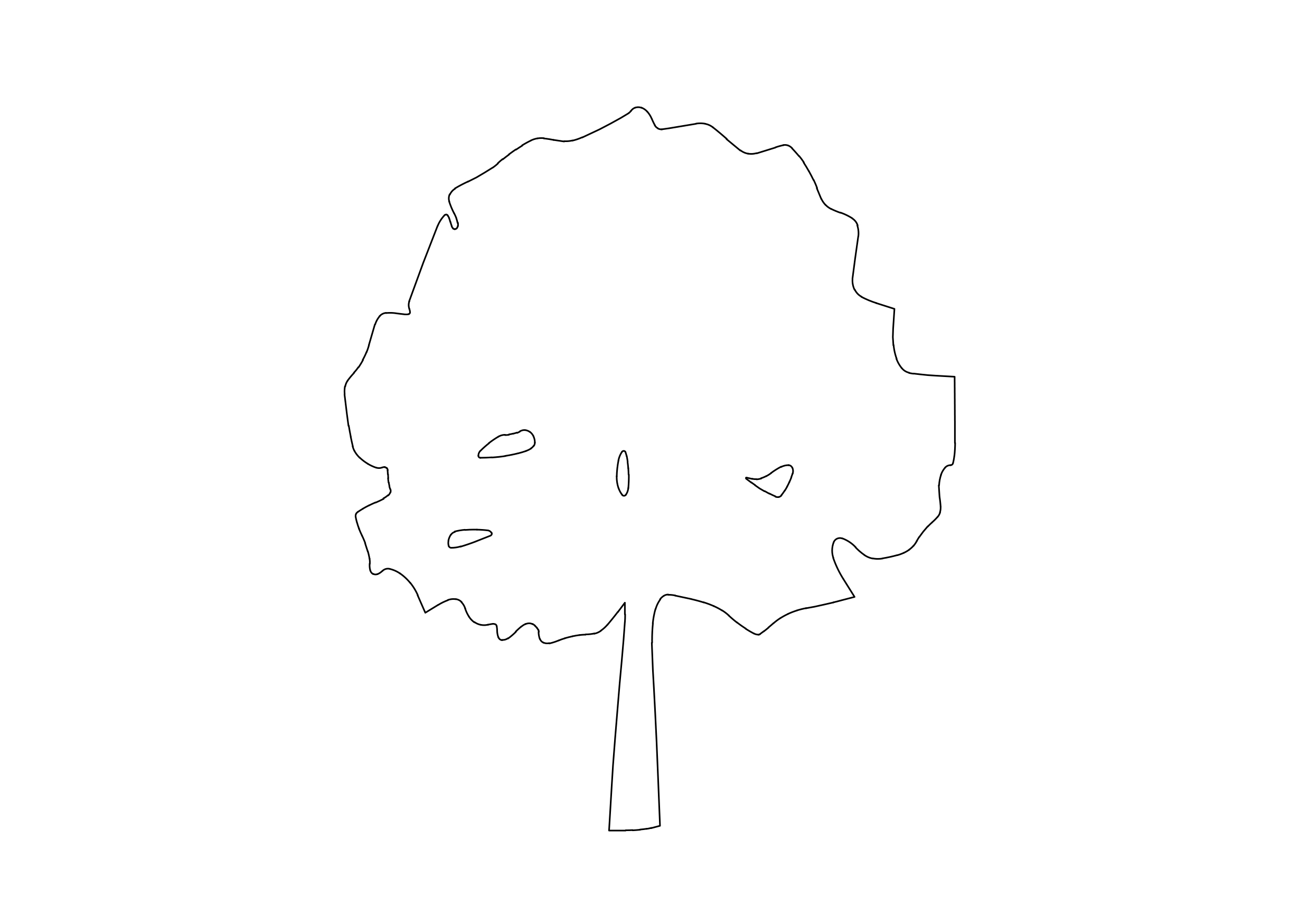 Free Tree Elevation CAD Block – DWG, DXF, PDF Format