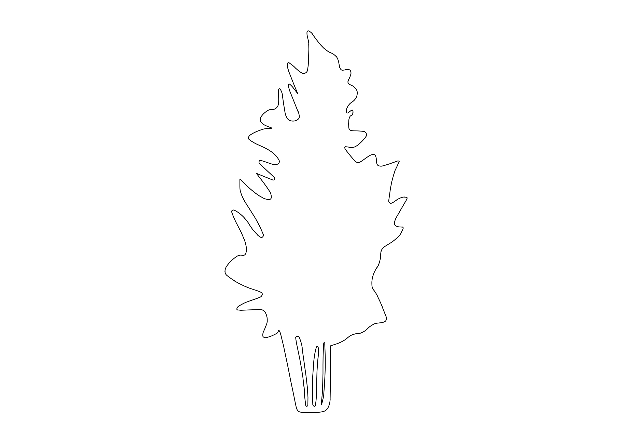 Free Tree Elevation CAD Block – DWG, DXF, PDF Format