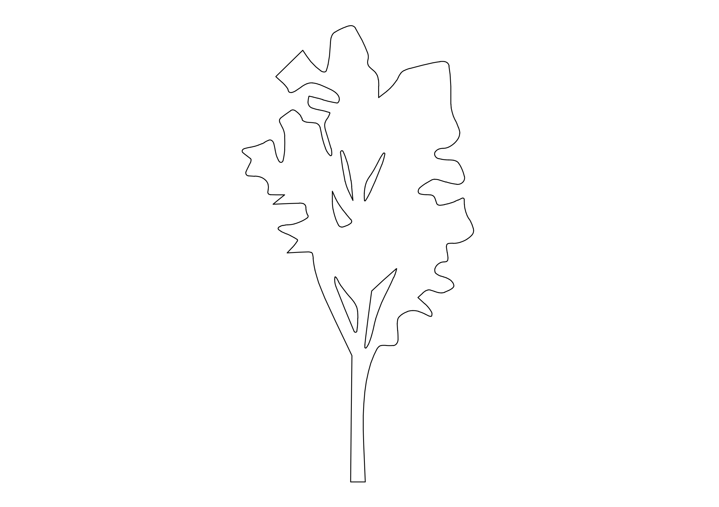 Free Tree Elevation CAD Block – DWG, DXF, PDF Format