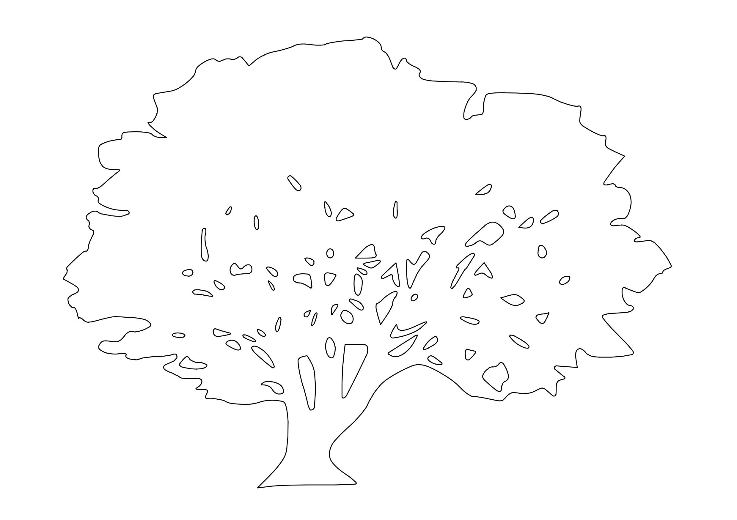 Free Tree Elevation CAD Block – DWG, DXF, PDF Format