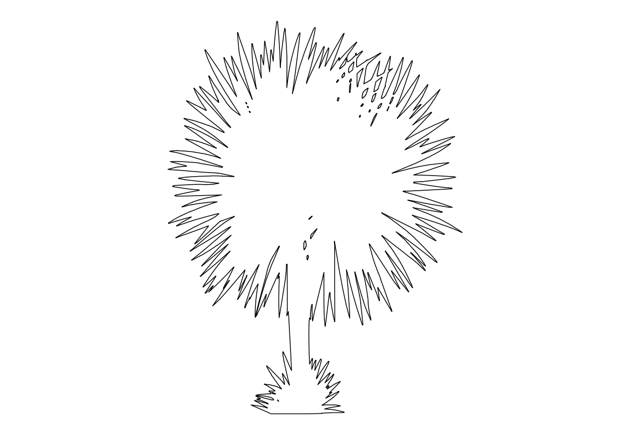 Free Tree Elevation CAD Block – DWG, DXF, PDF Format