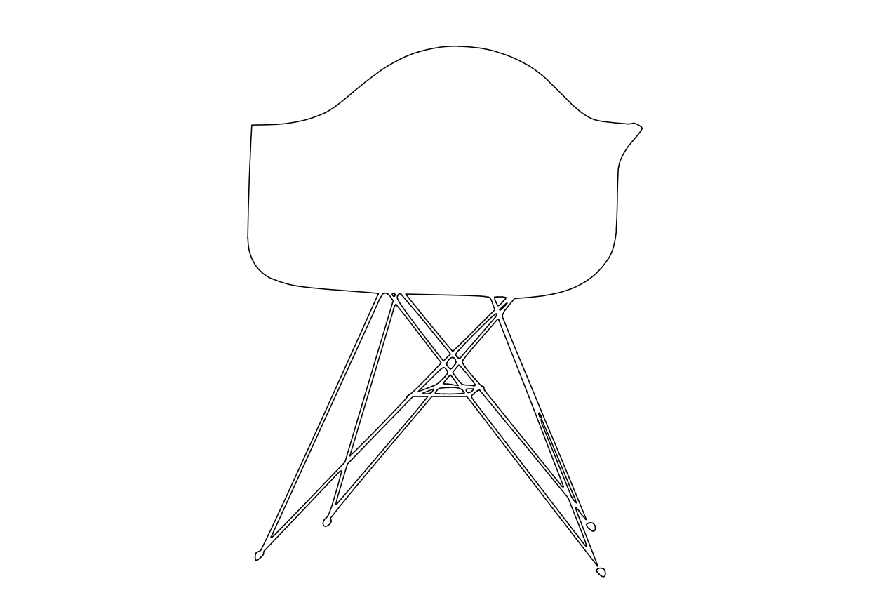 Free Chair Elevation CAD Block – DWG, DXF, PDF Format