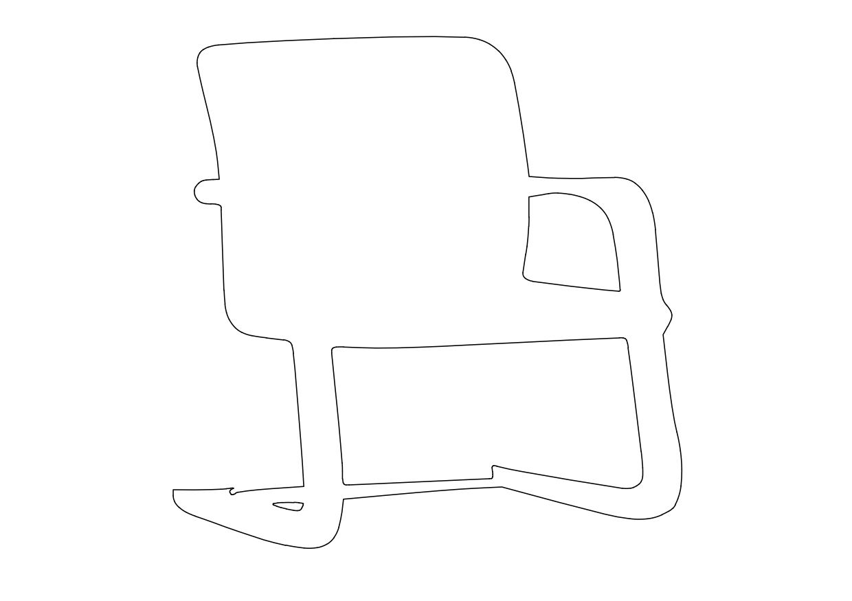 Free Chair Elevation CAD Block – DWG, DXF, PDF Format