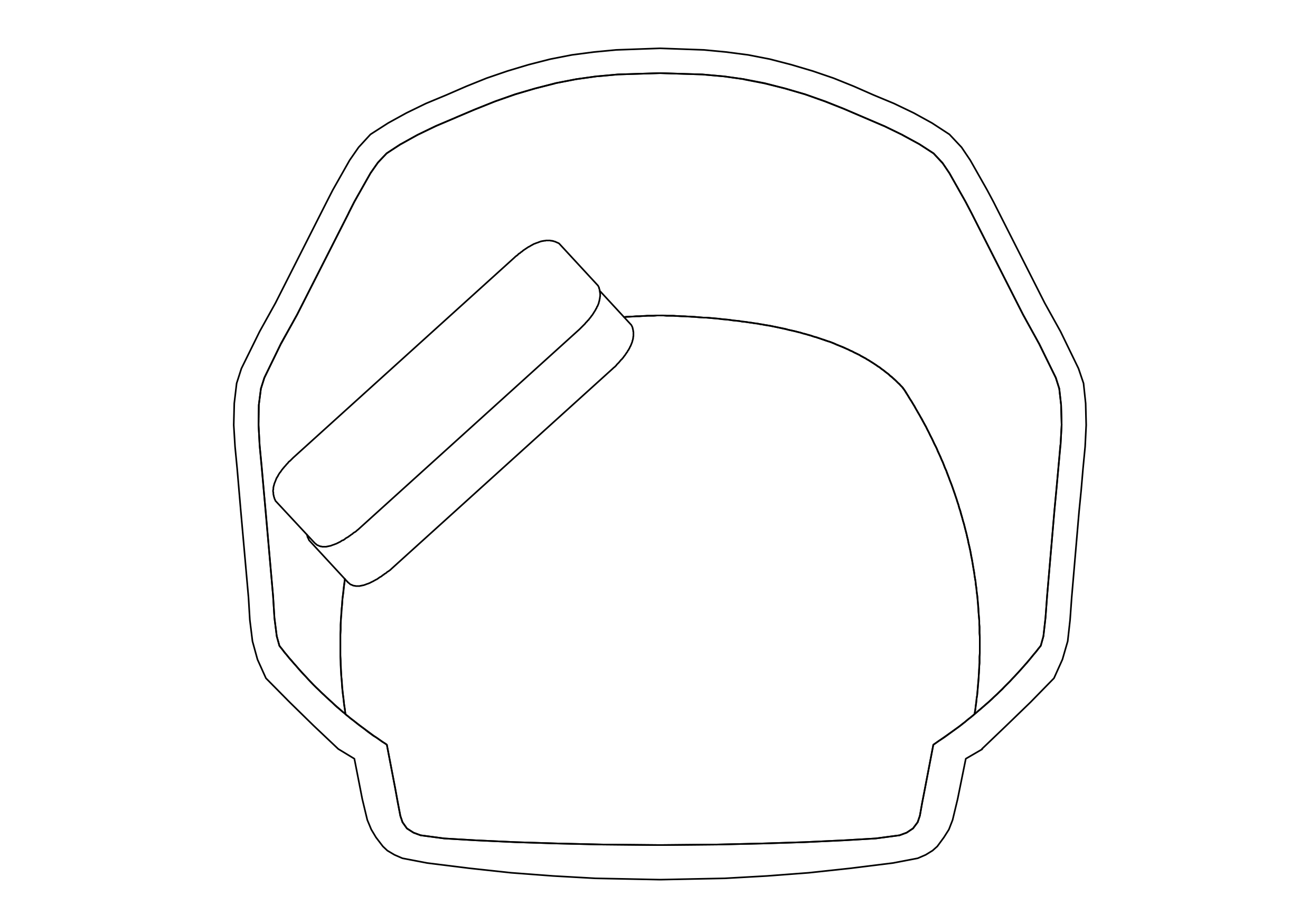 Free Armchair top view CAD Block – DWG, DXF, PDF Format