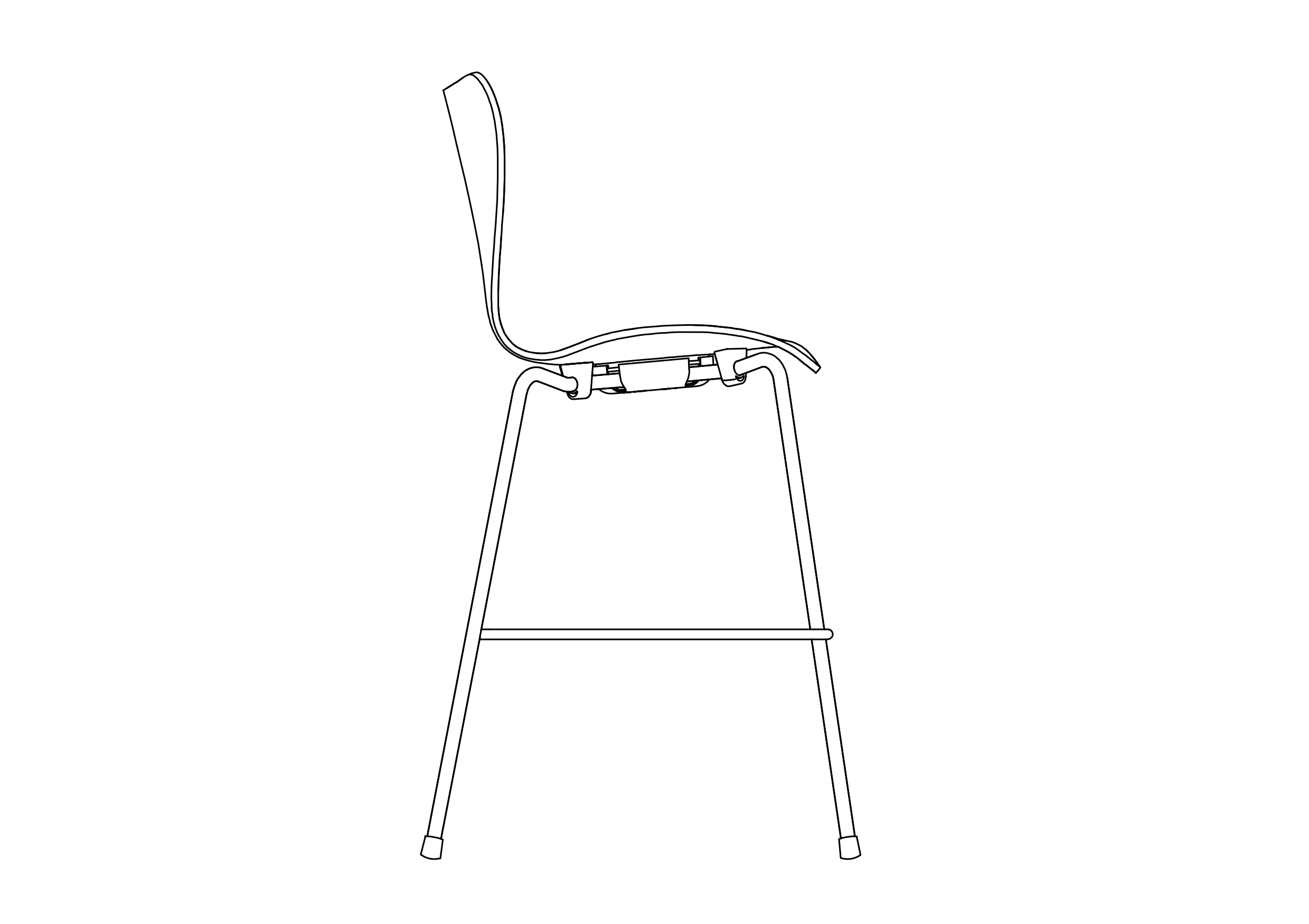 Free Chair Elevation CAD Block – DWG, DXF, PDF Format