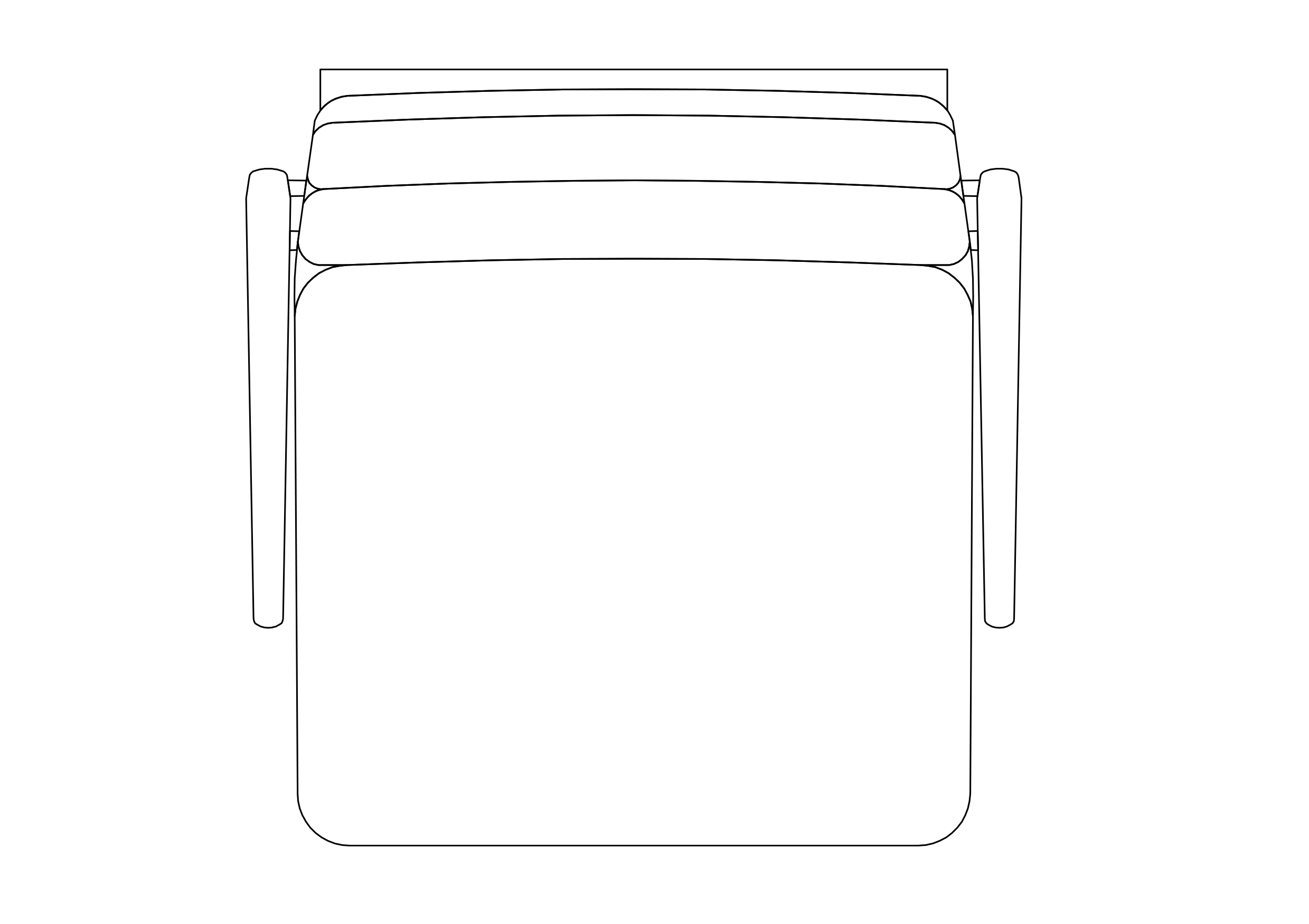 Free Chair top view CAD Block – DWG, DXF, PDF Format