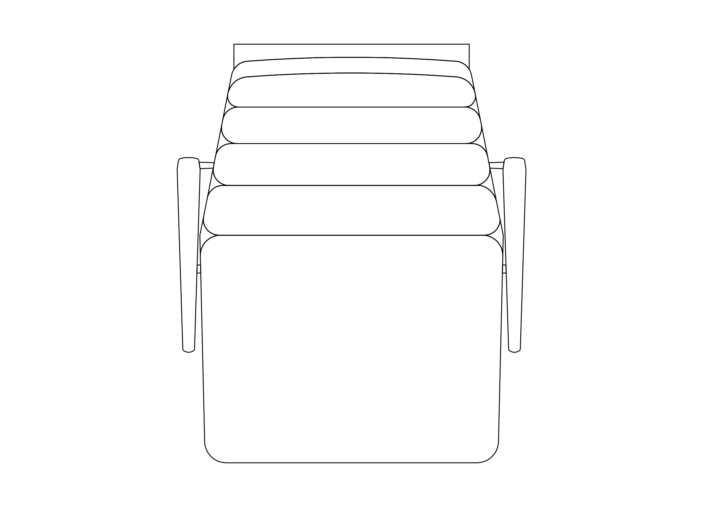 Free Chair top view CAD Block – DWG, DXF, PDF Format