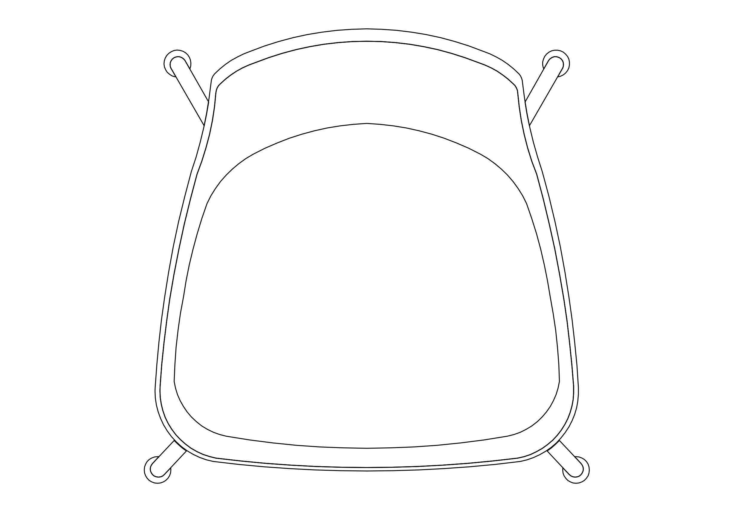 Free Chair top view CAD Block – DWG, DXF, PDF Format