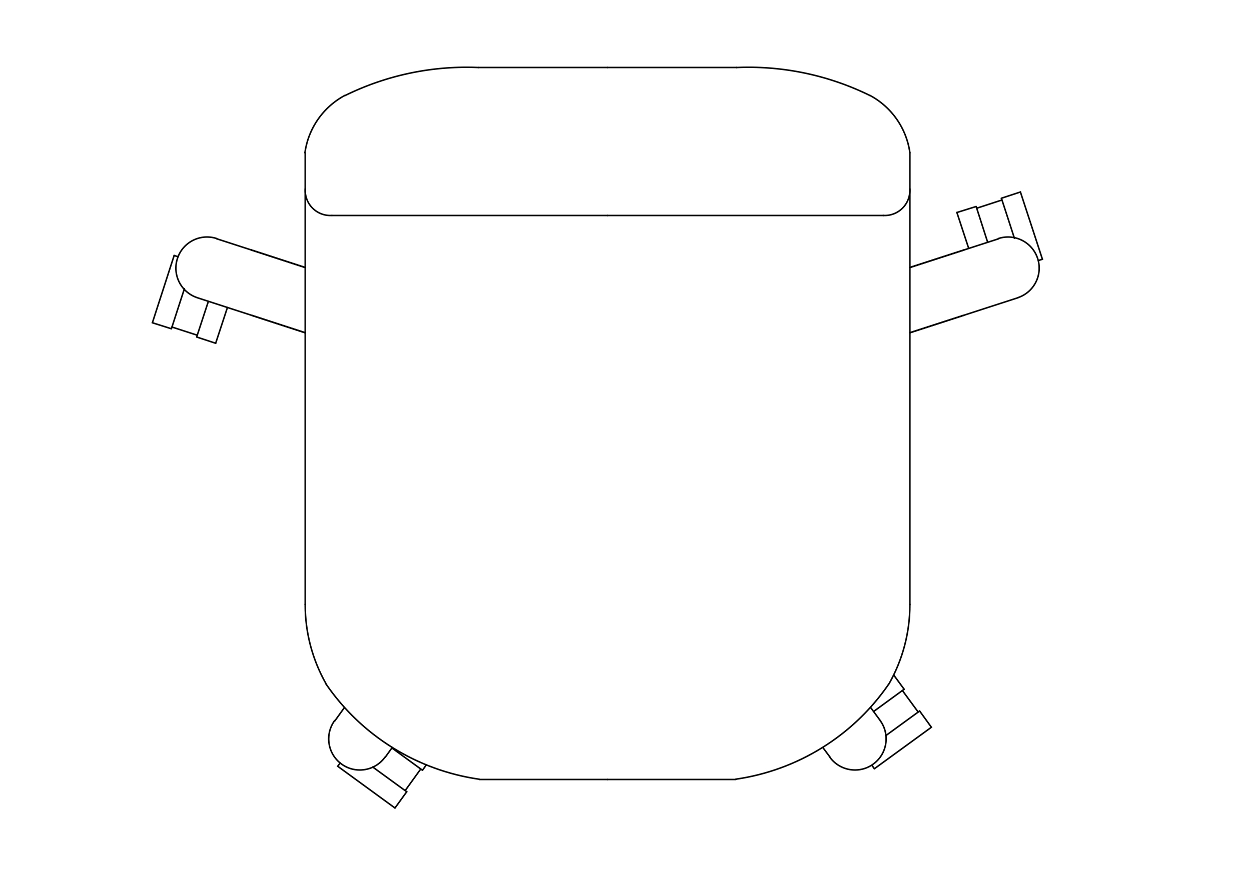 Free Office Chair top view CAD Block – DWG, DXF, PDF Format