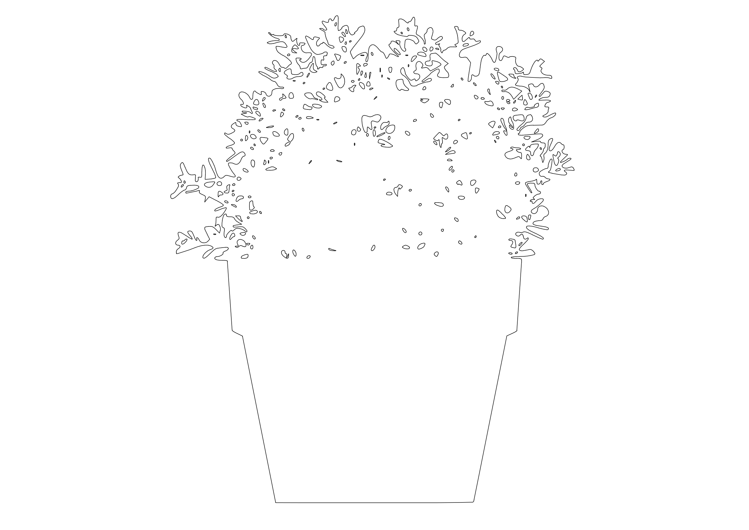 Free Plant Elevation CAD Block – DWG, DXF, PDF Format