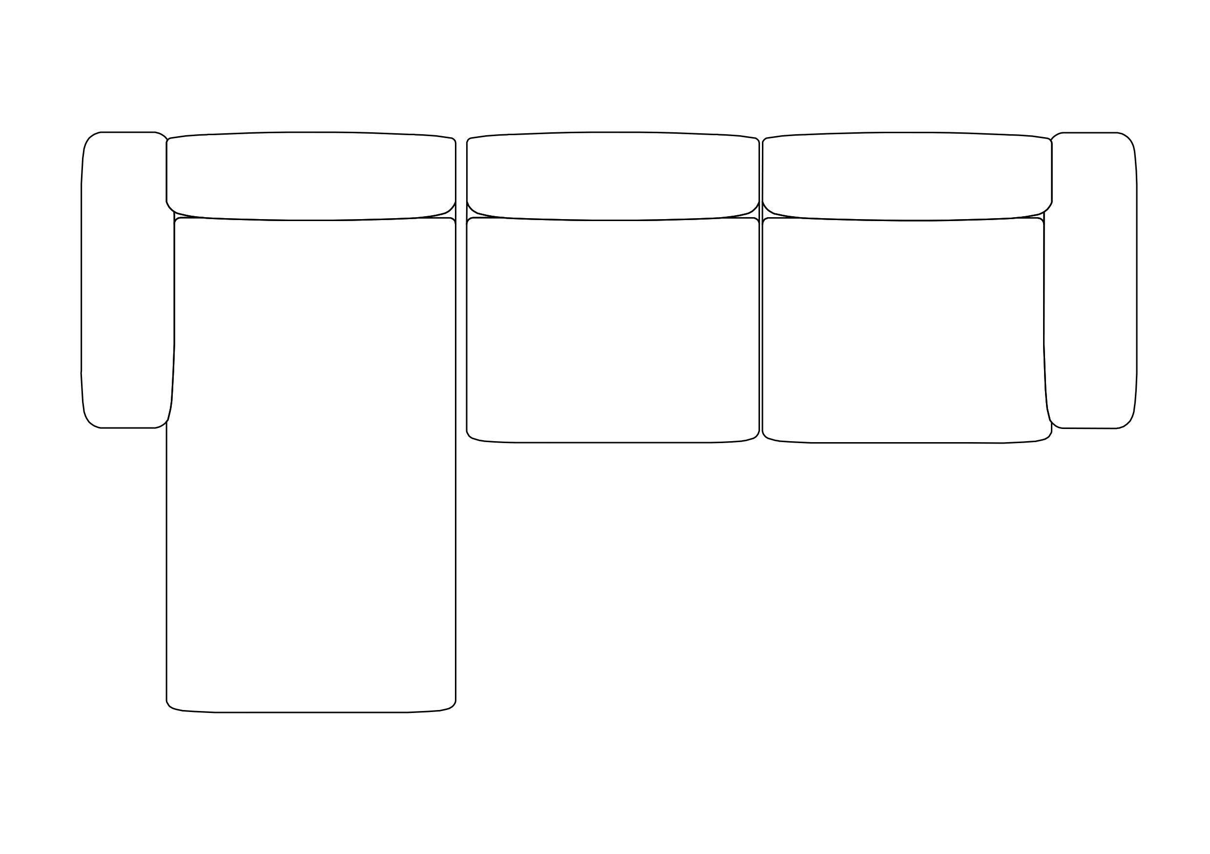 Free Sofa  top view CAD Block – DWG, DXF, PDF Format