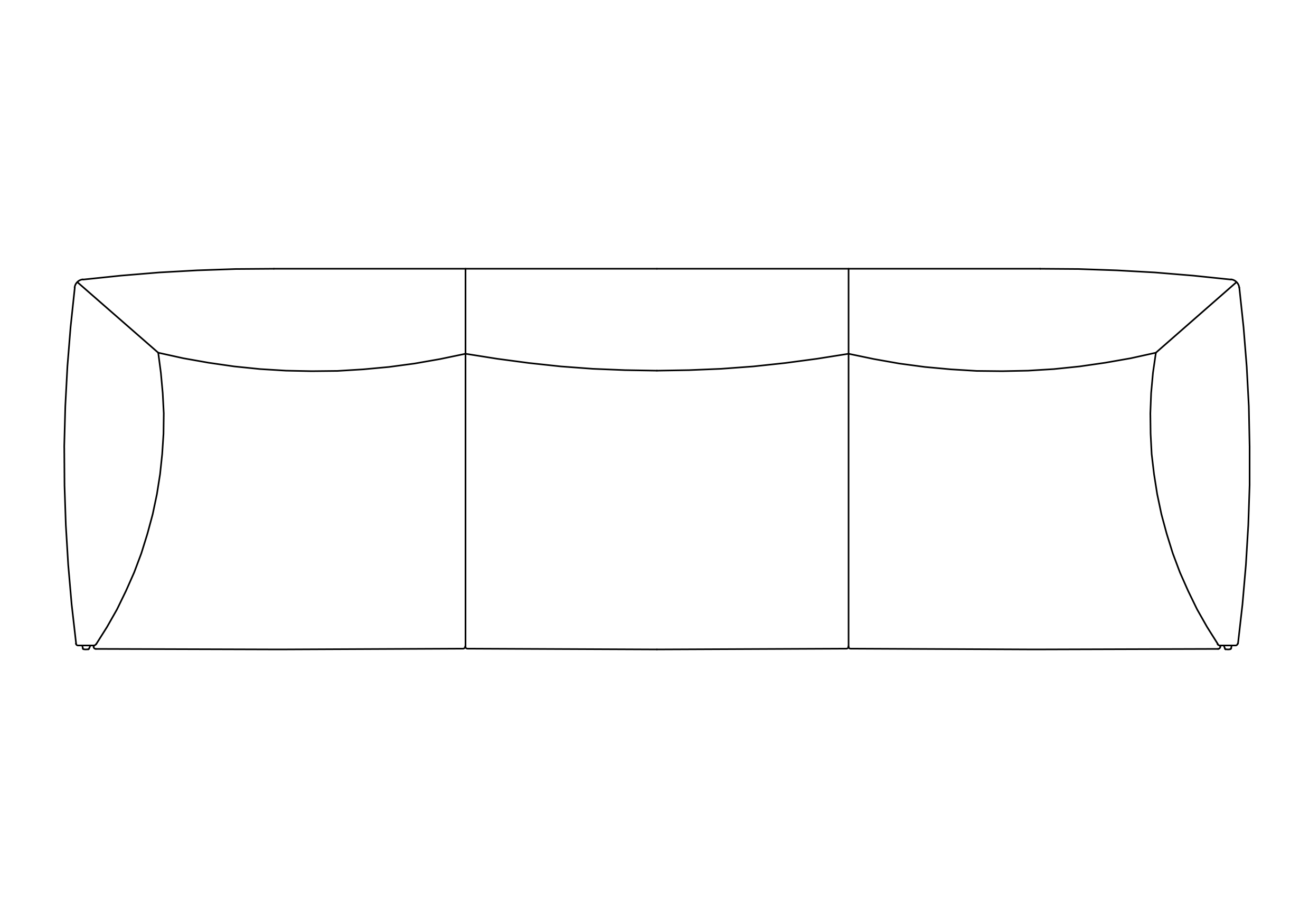 Free Sofa  top view CAD Block – DWG, DXF, PDF Format