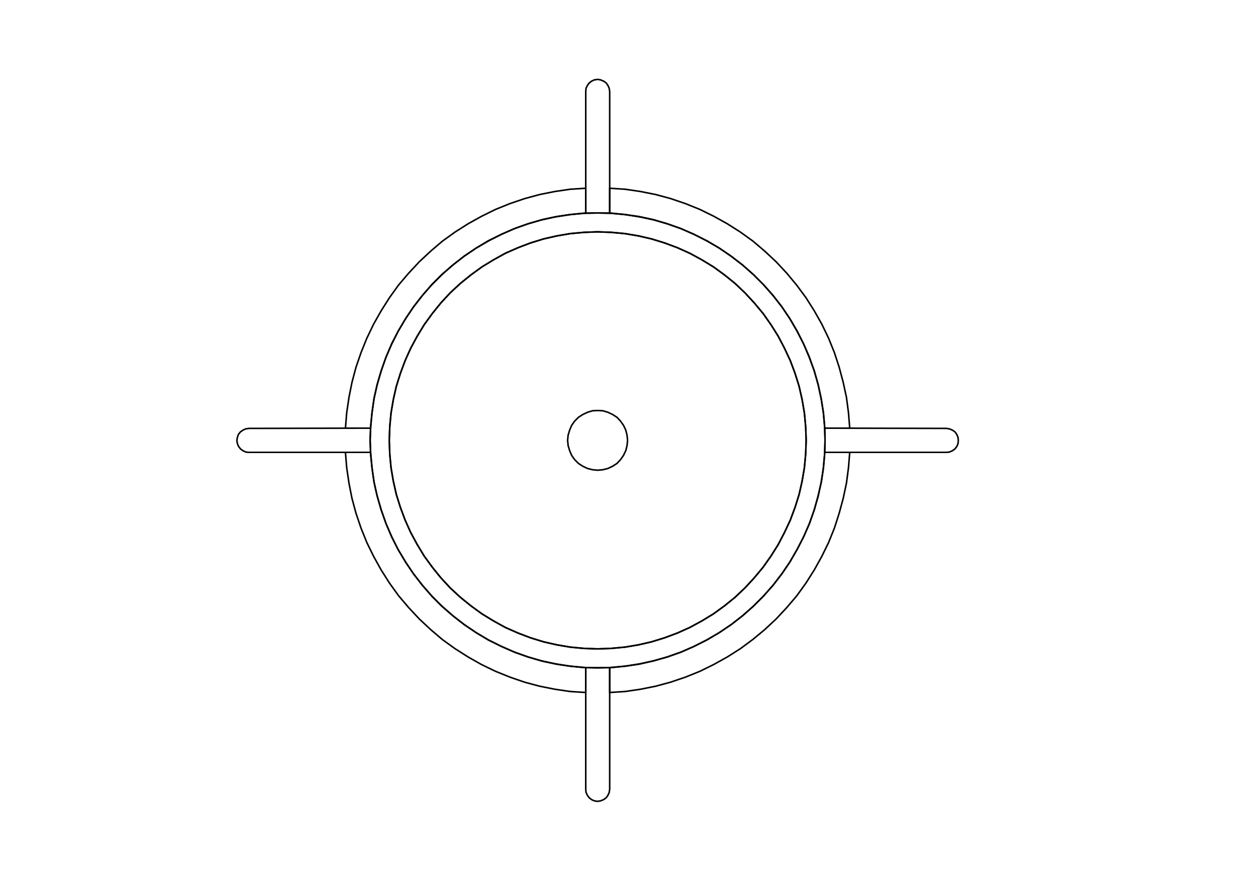 Free Stool top view CAD Block – DWG, DXF, PDF Format