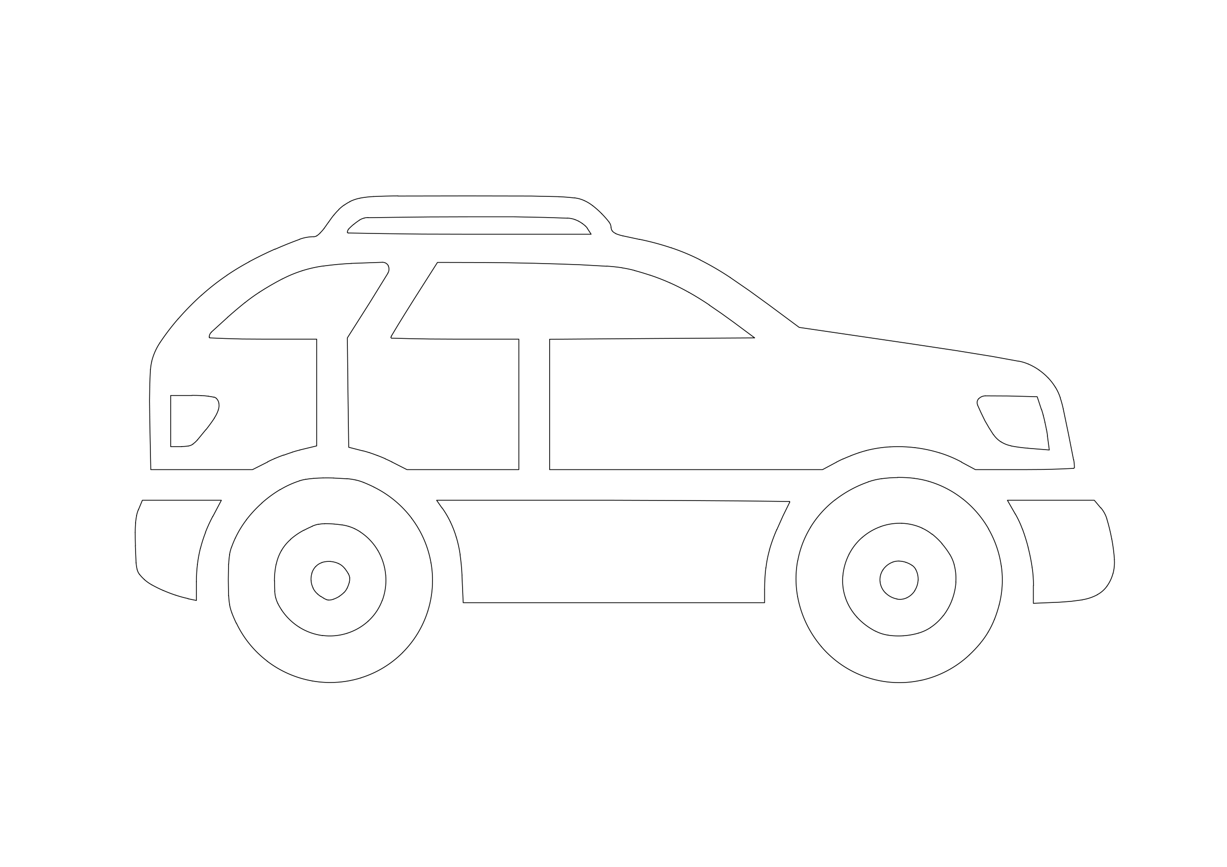 Free Car Symbol CAD Block Icon – DWG, DXF, PDF Format