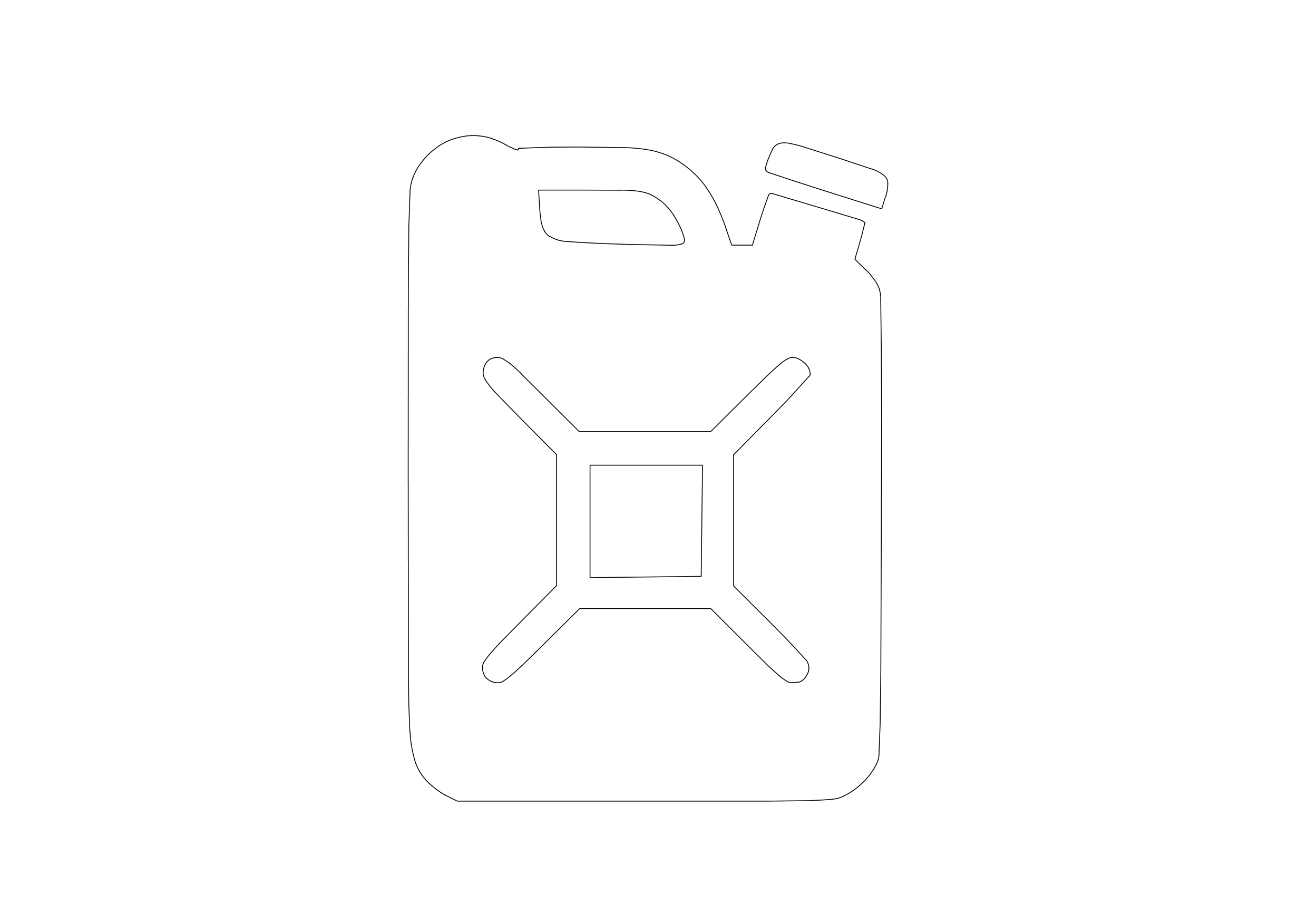 Free Gas Tank Symbol CAD Block Icon – DWG, DXF, PDF Format