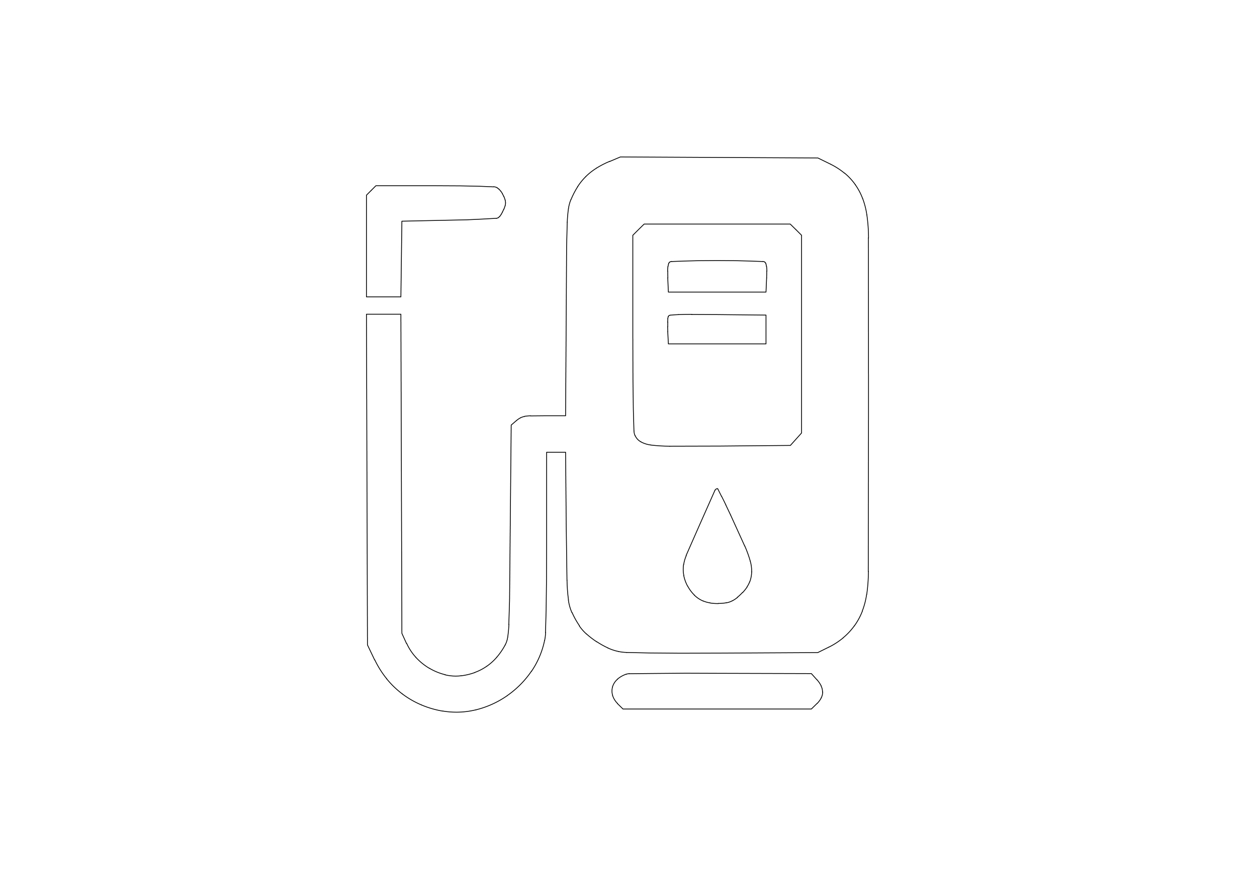 Free Gas Station Symbol CAD Block Icon – DWG, DXF, PDF Format