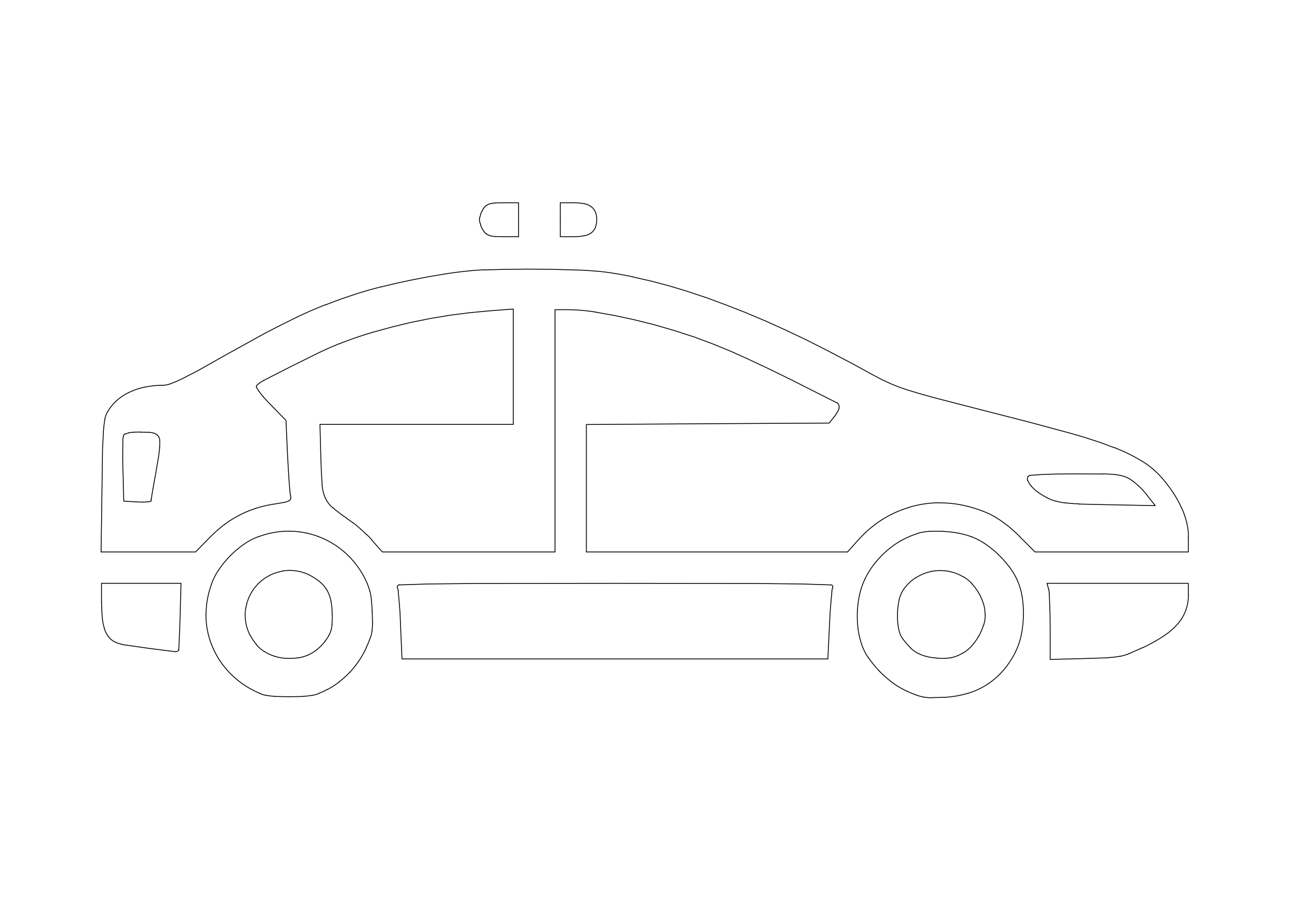 Free Car Symbol CAD Block Icon – DWG, DXF, PDF Format