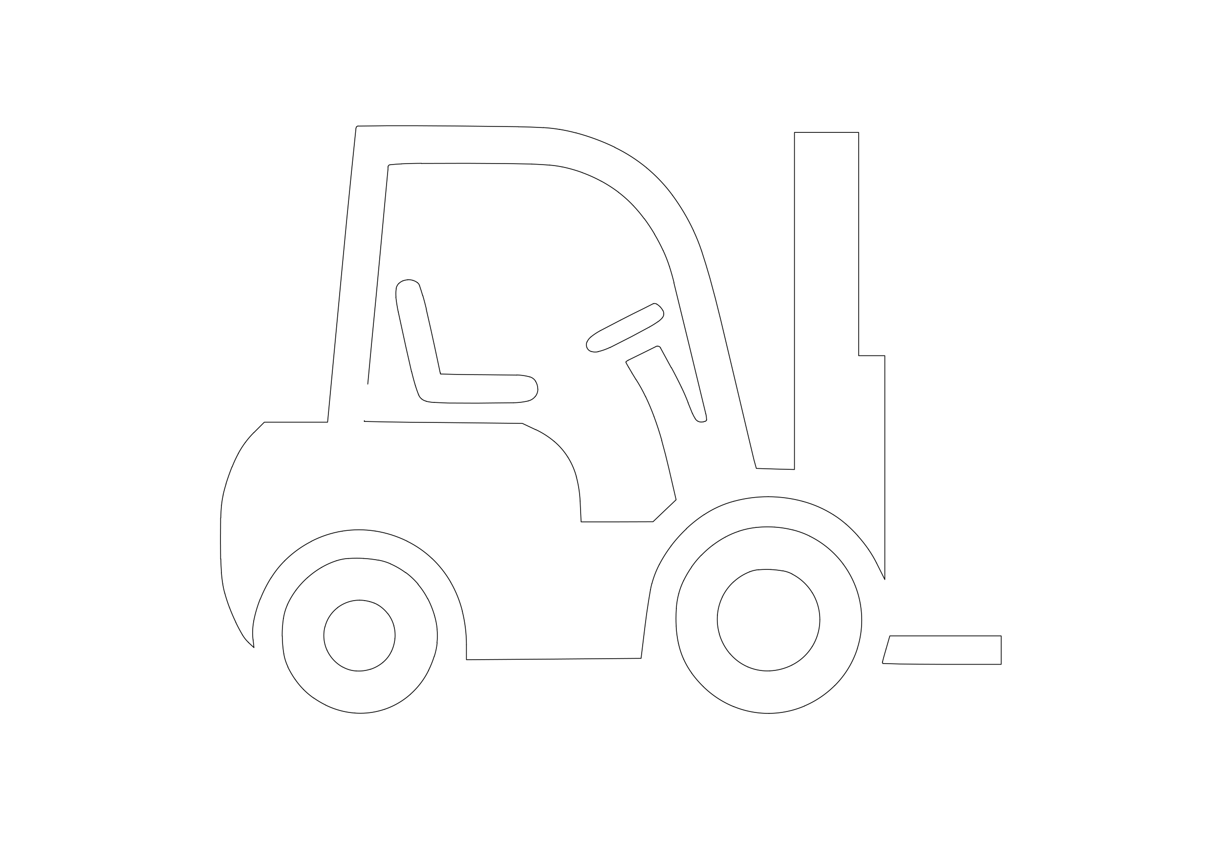 Free Forklift Symbol CAD Block Icon – DWG, DXF, PDF Format