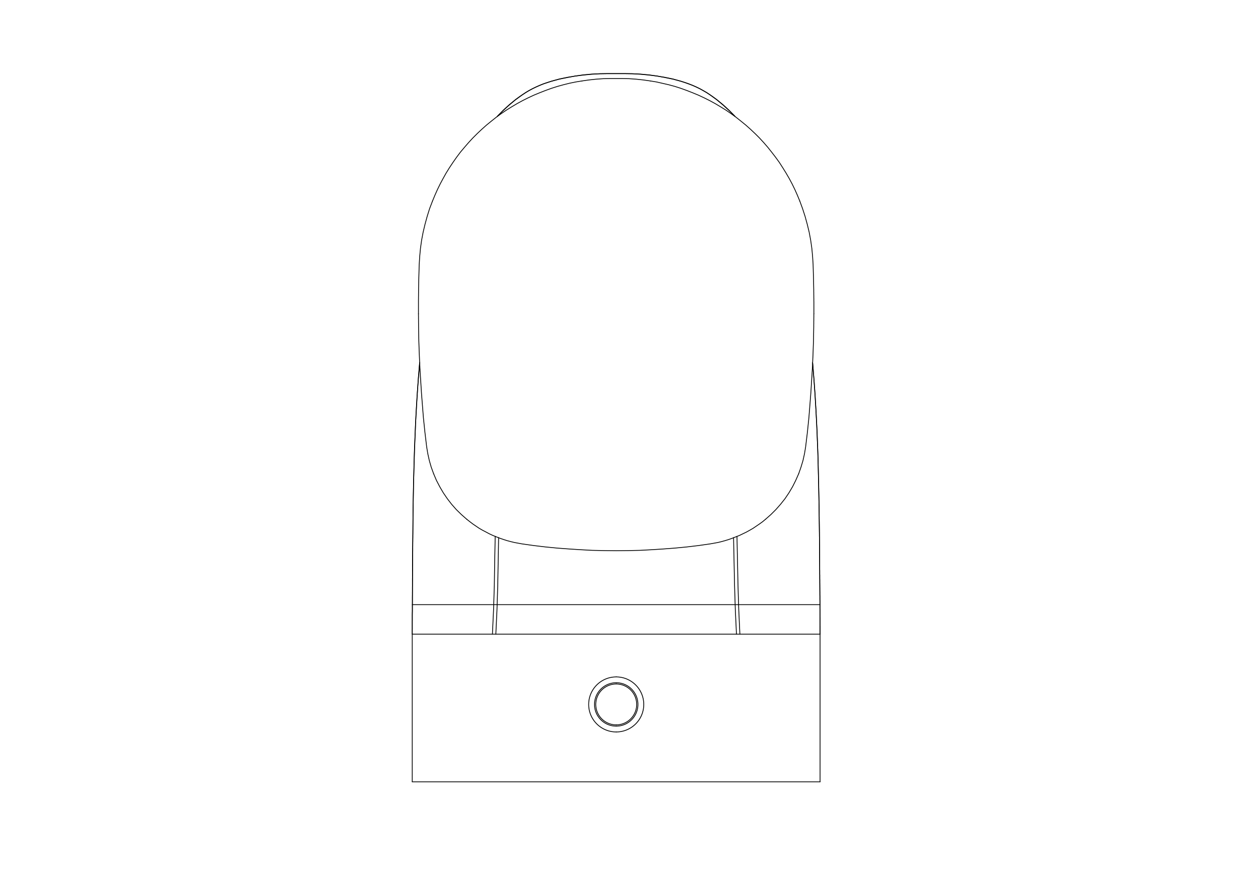 Free Toilet Top View CAD Block – DWG, DXF, PDF Format