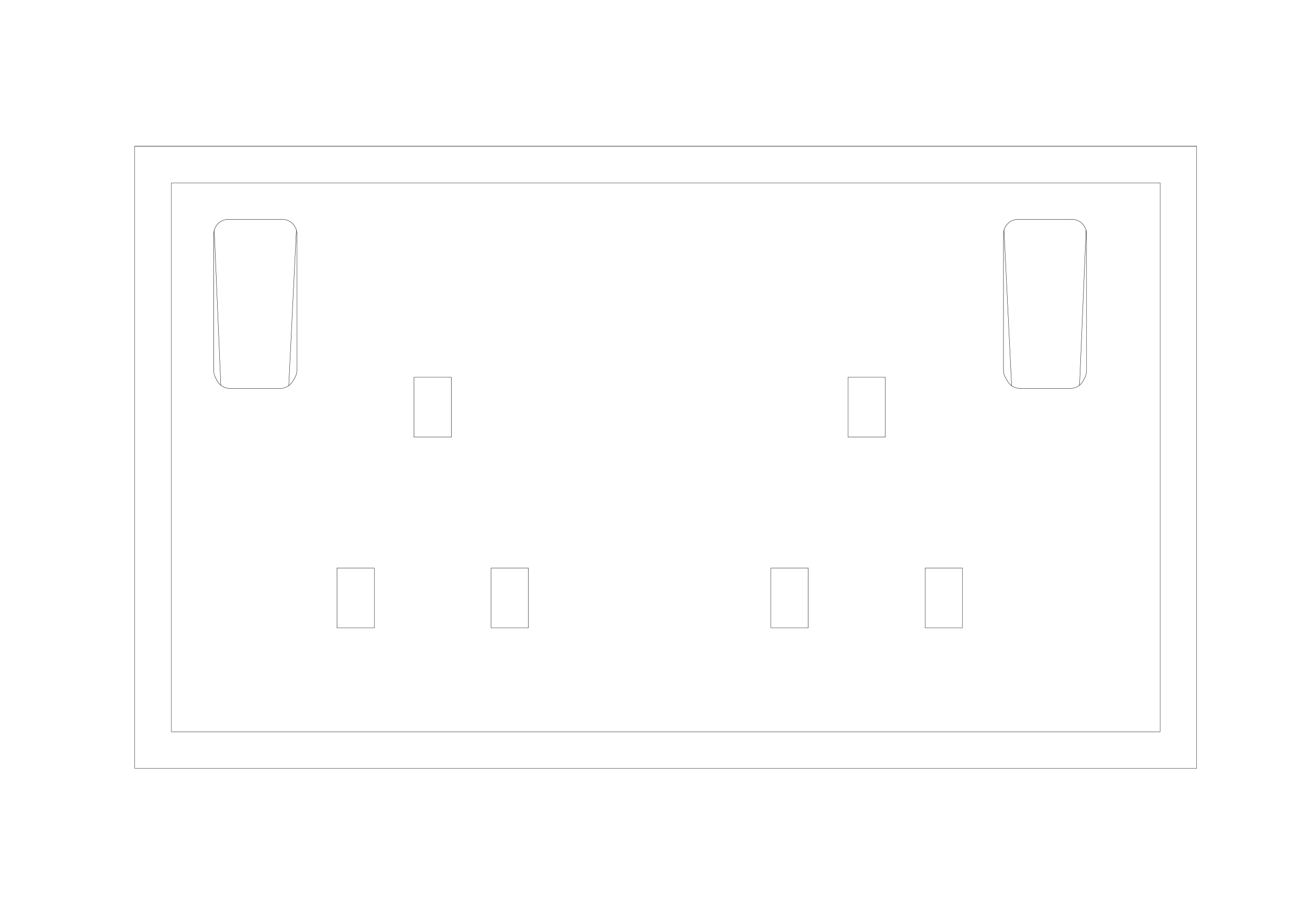 Free Double Socket Elevation CAD Block – DWG, DXF, PDF Format