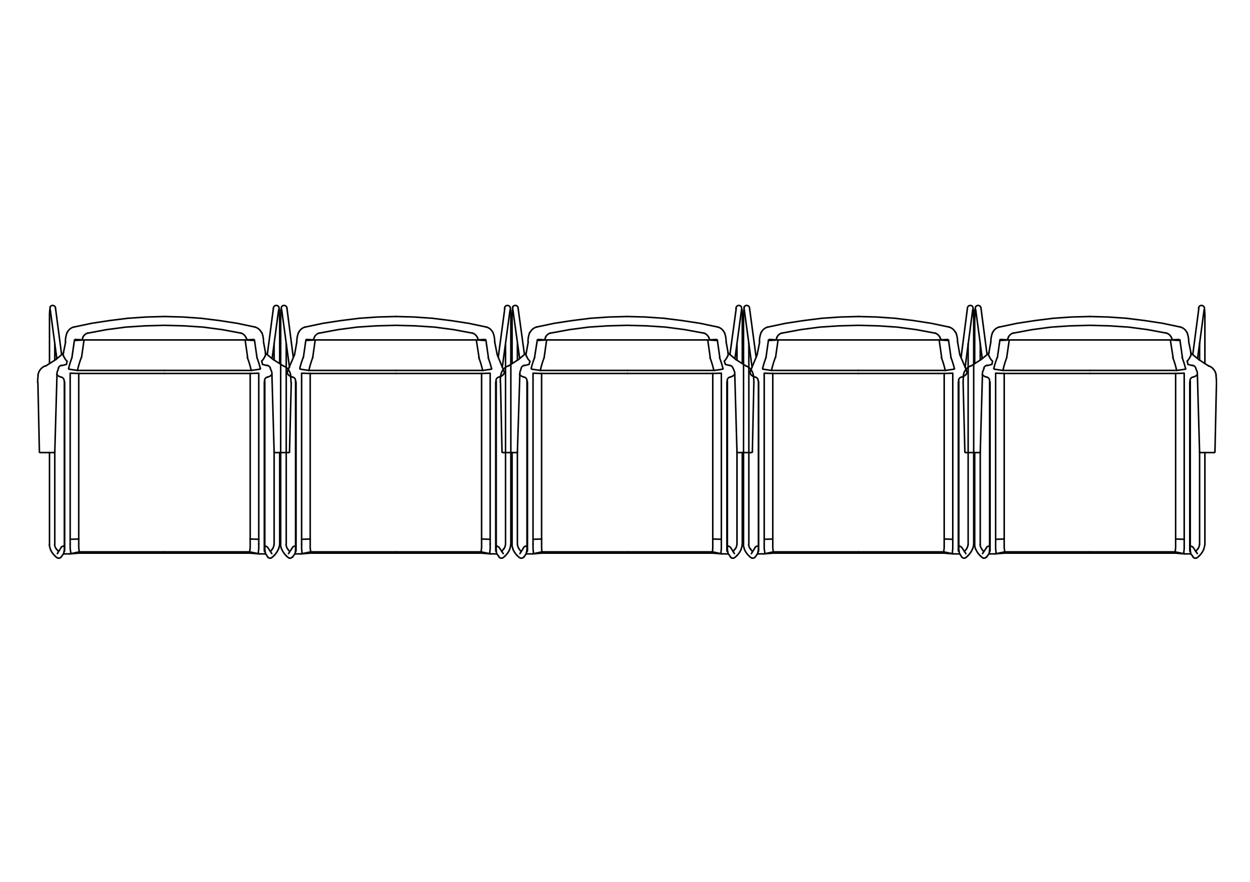Free Waiting Area Chairs CAD Block – DWG, DXF, PDF Format