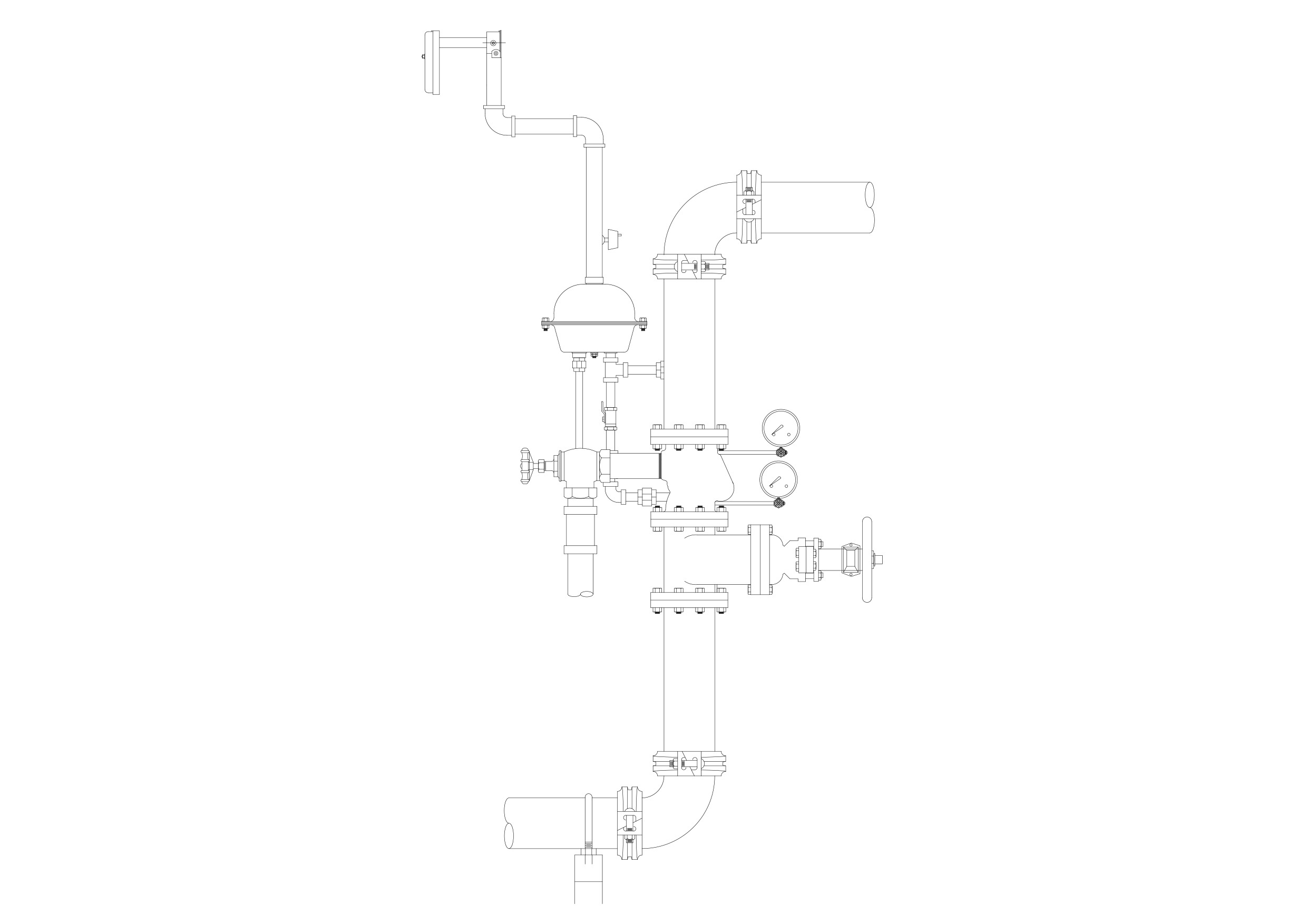 Free Valve Elevation CAD Block – DWG, DXF, PDF Format
