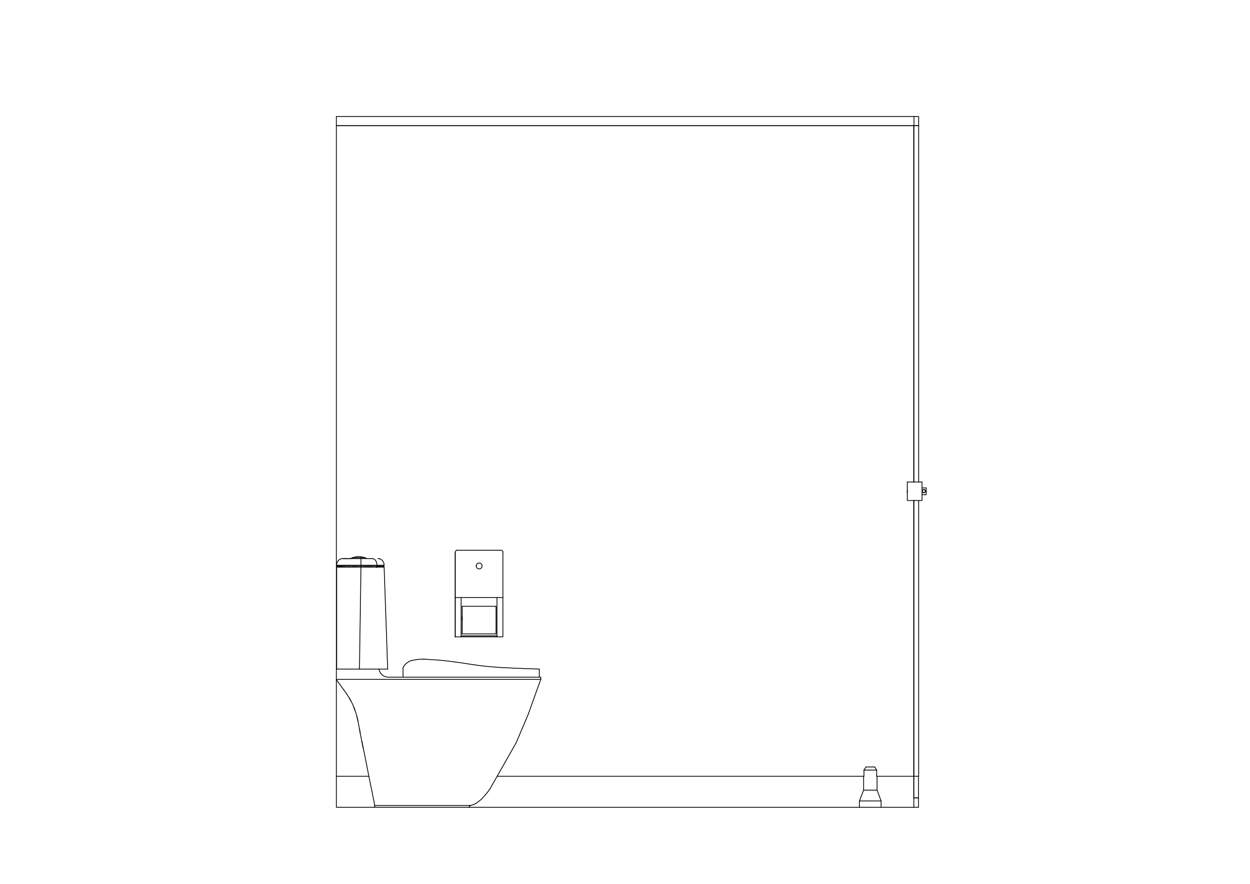 Free Public Toilet elevation CAD Block – DWG, DXF, PDF Format