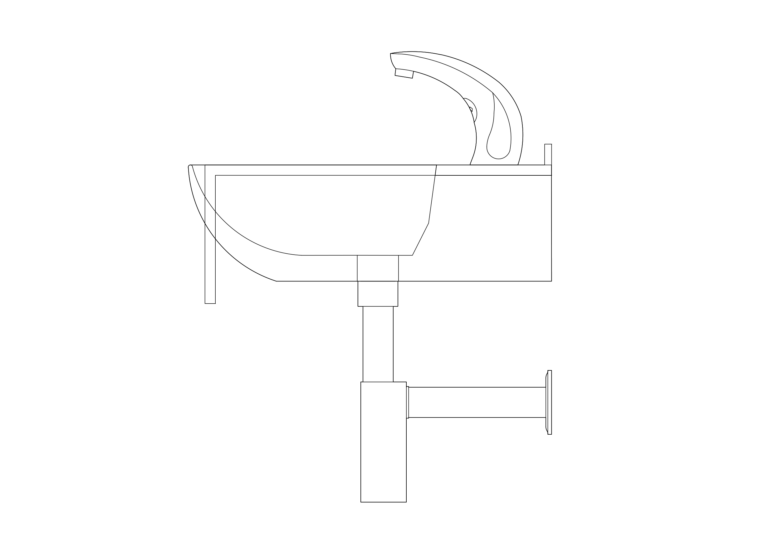Free Sink Elevation CAD Block – DWG, DXF, PDF Format