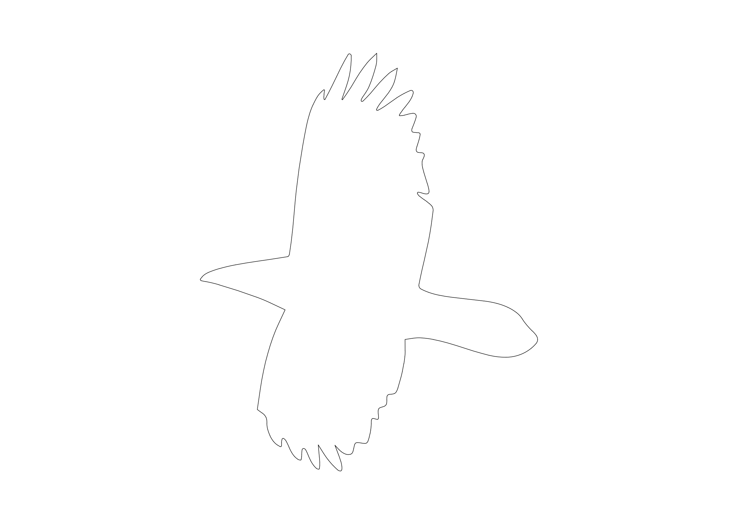 Free Eagle CAD Block – DWG, DXF, PDF Format