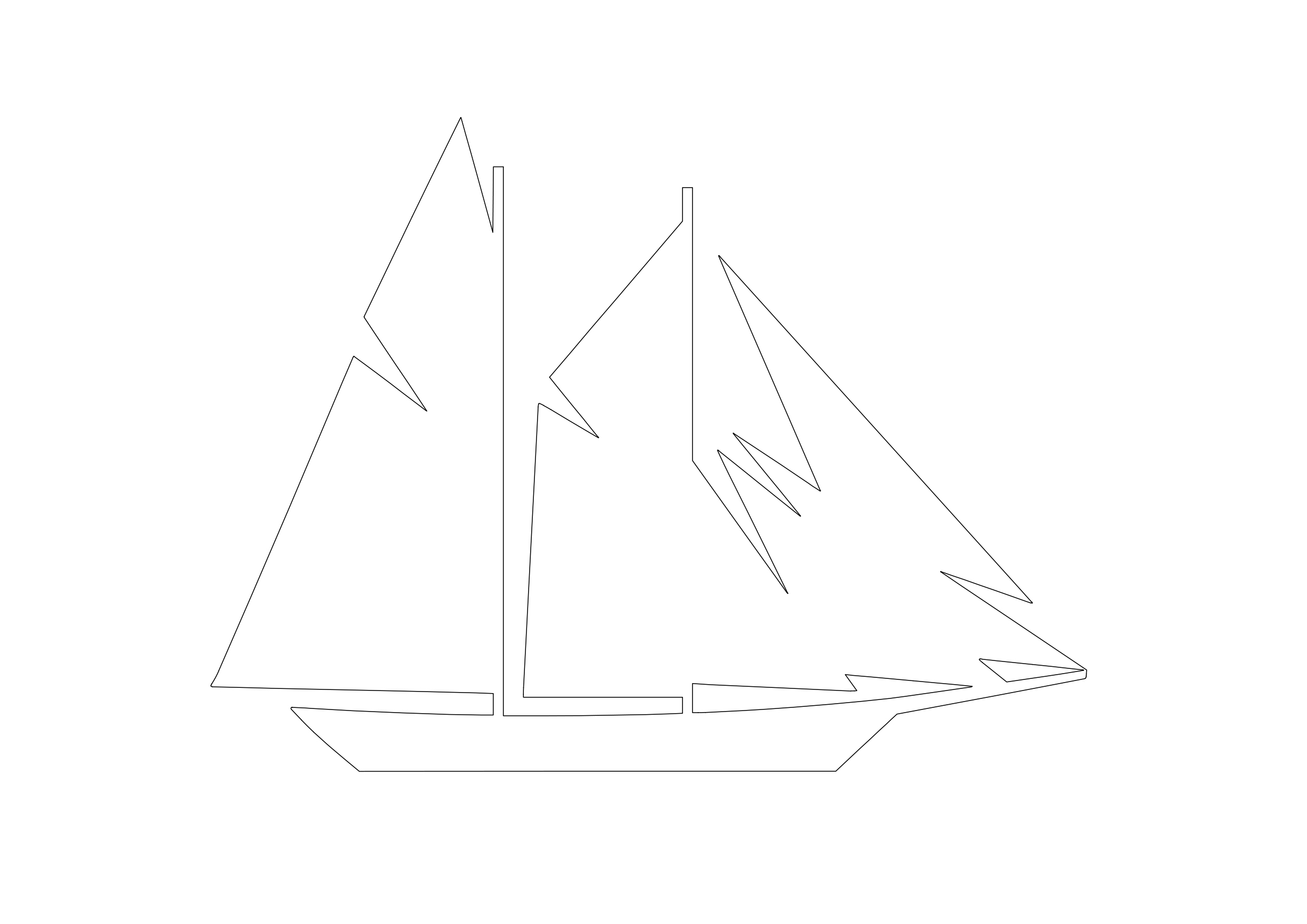 Free Boat Elevation CAD Block – DWG, DXF, PDF Format