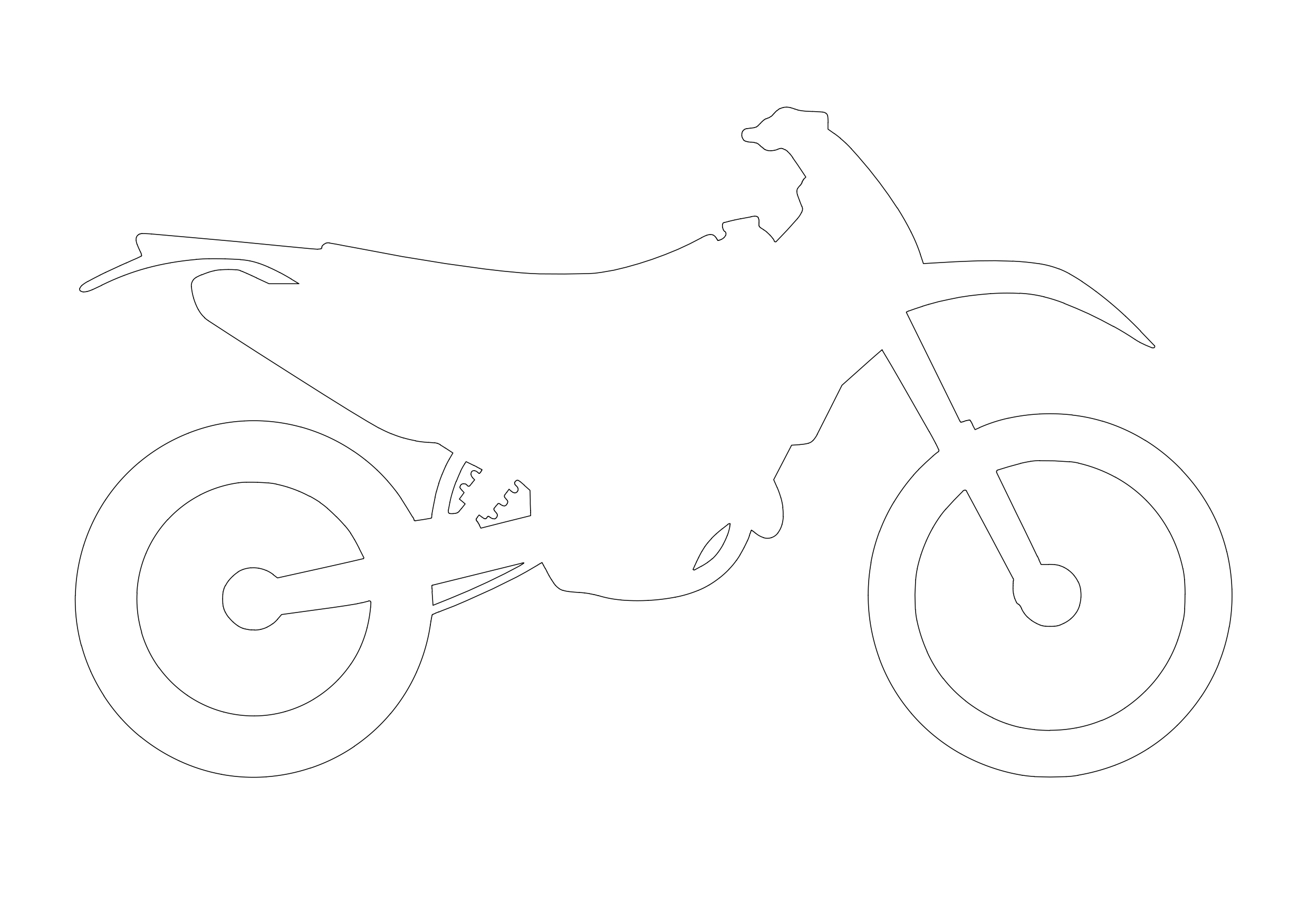 Free Bike Elevation CAD Block – DWG, DXF, PDF Format