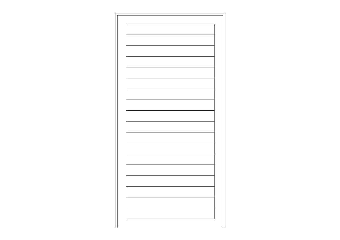 Free Single Door elevation CAD Block – DWG, DXF, PDF Format