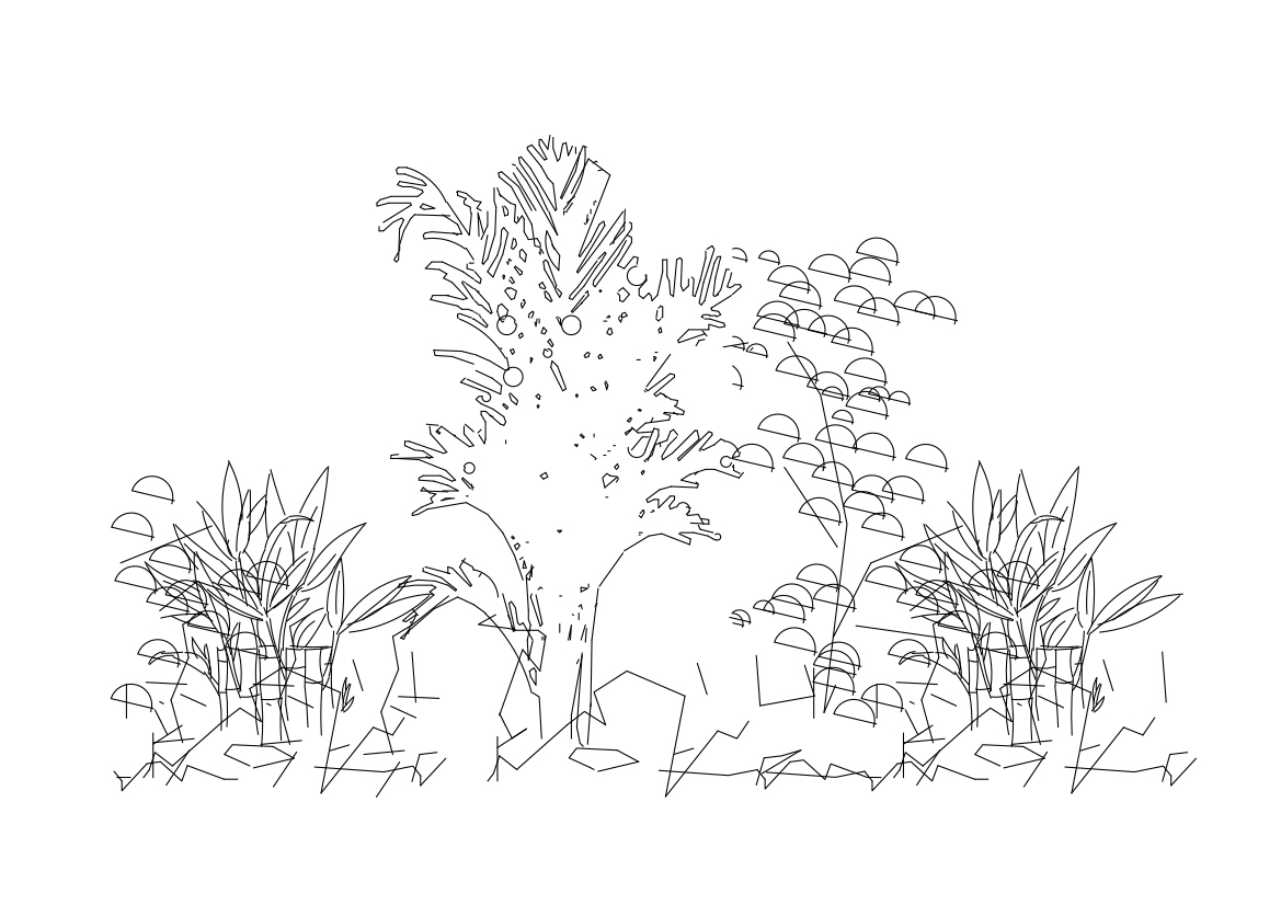 Free Plant Elevation CAD Block – DWG, DXF, PDF Format