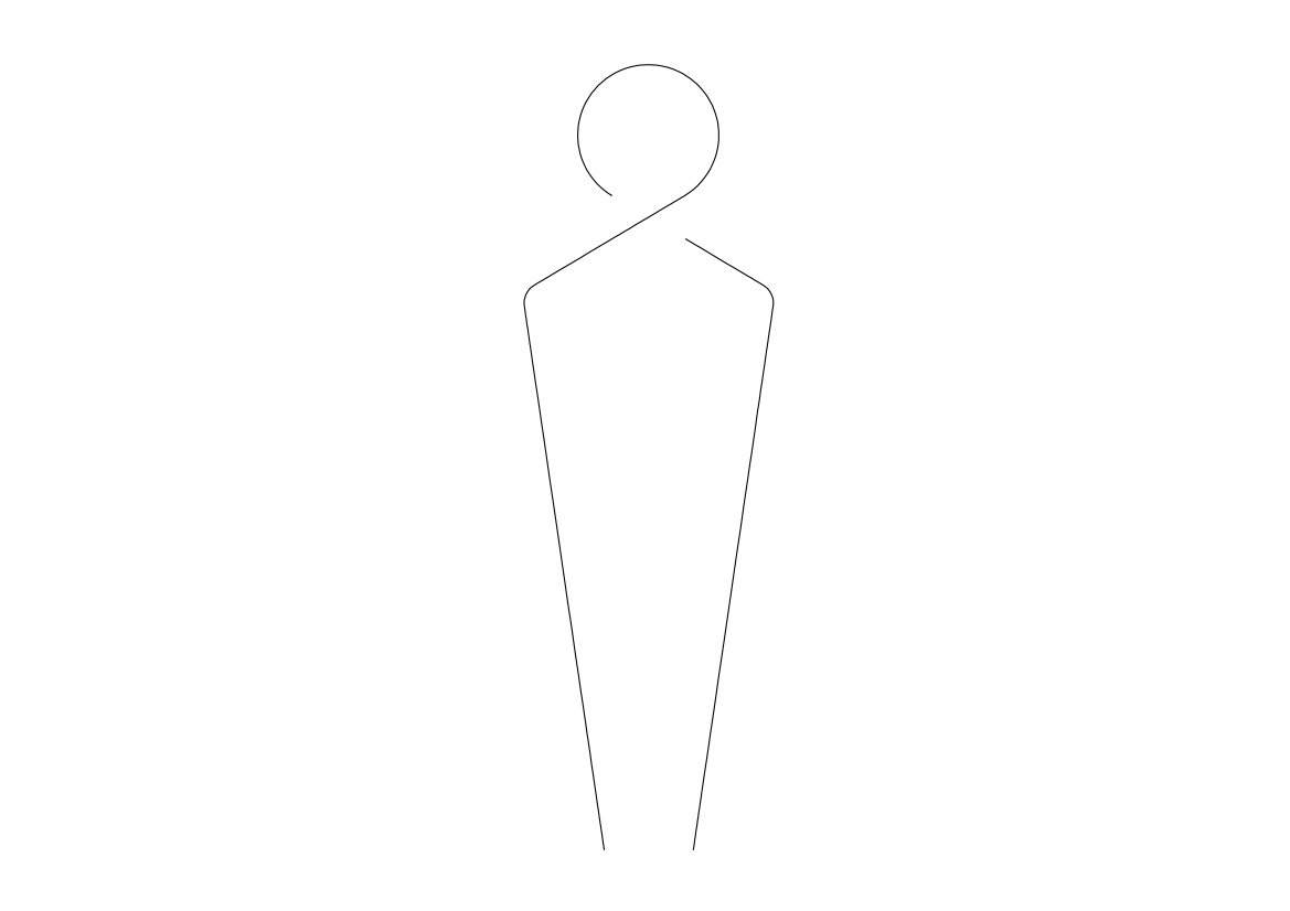 Free Male WC Symbol CAD Block Icon – DWG, DXF, PDF Format