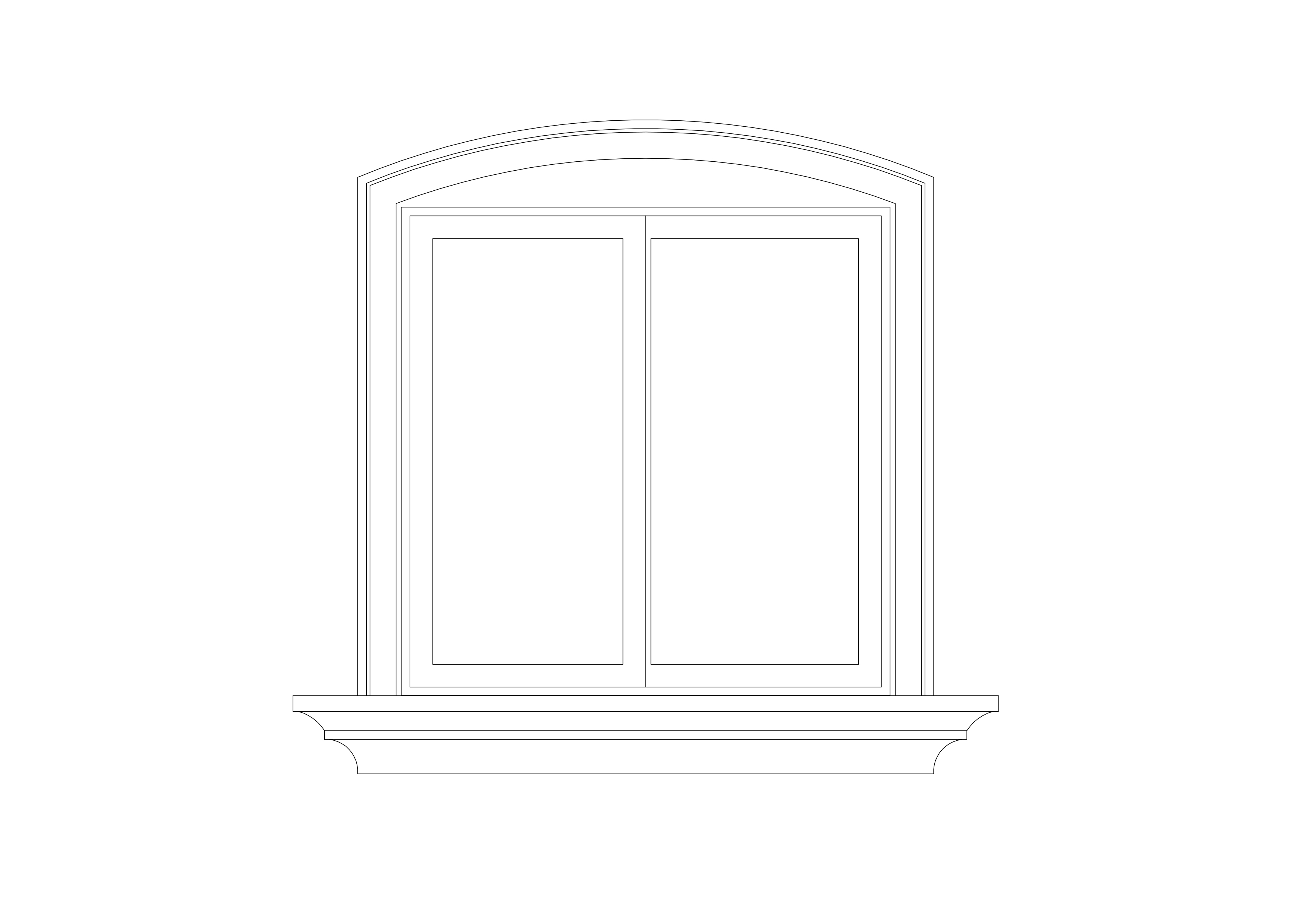 Free Window elevation CAD Block – DWG, DXF, PDF Format