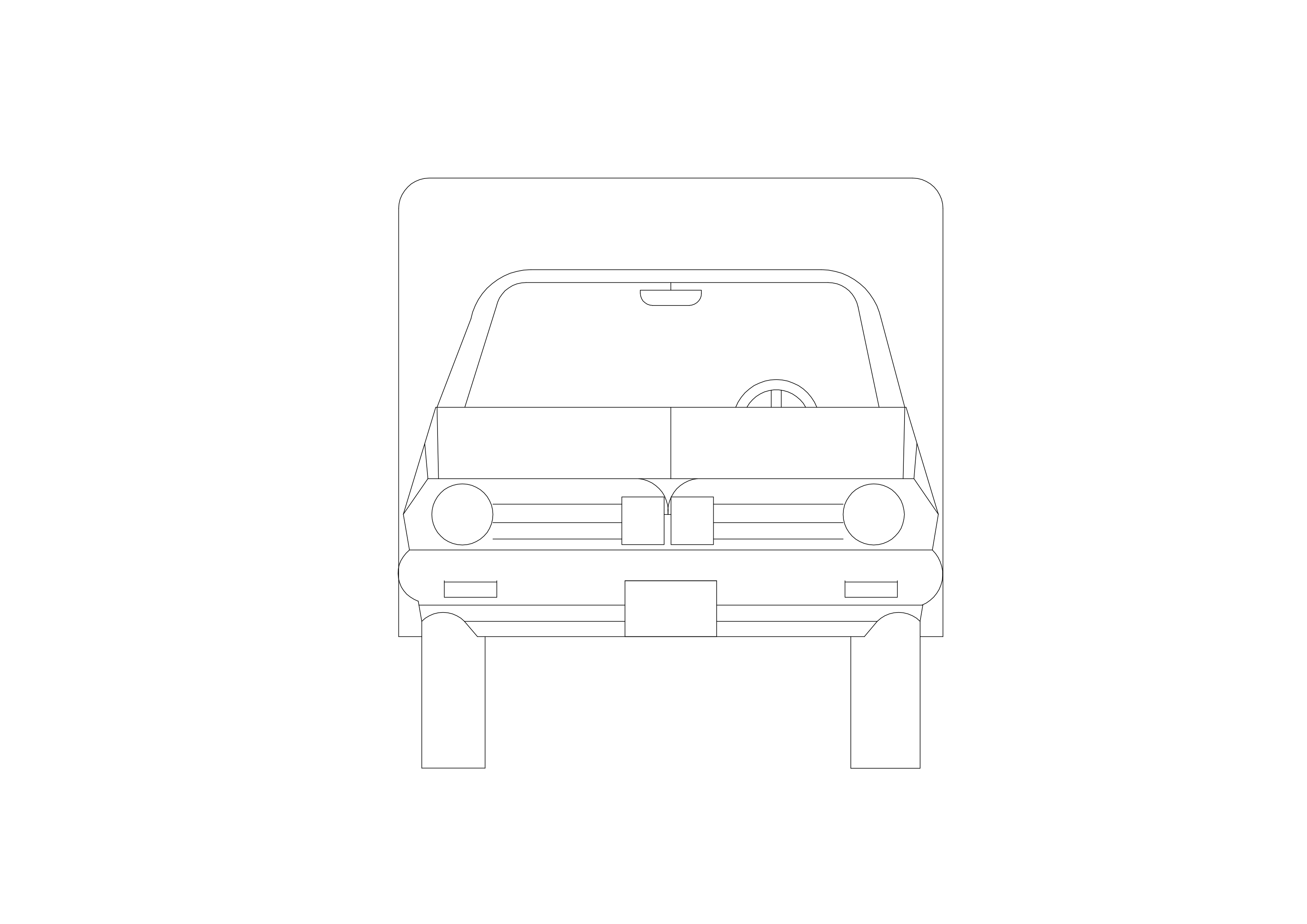 Free Car Elevation CAD Block – DWG, DXF, PDF Format