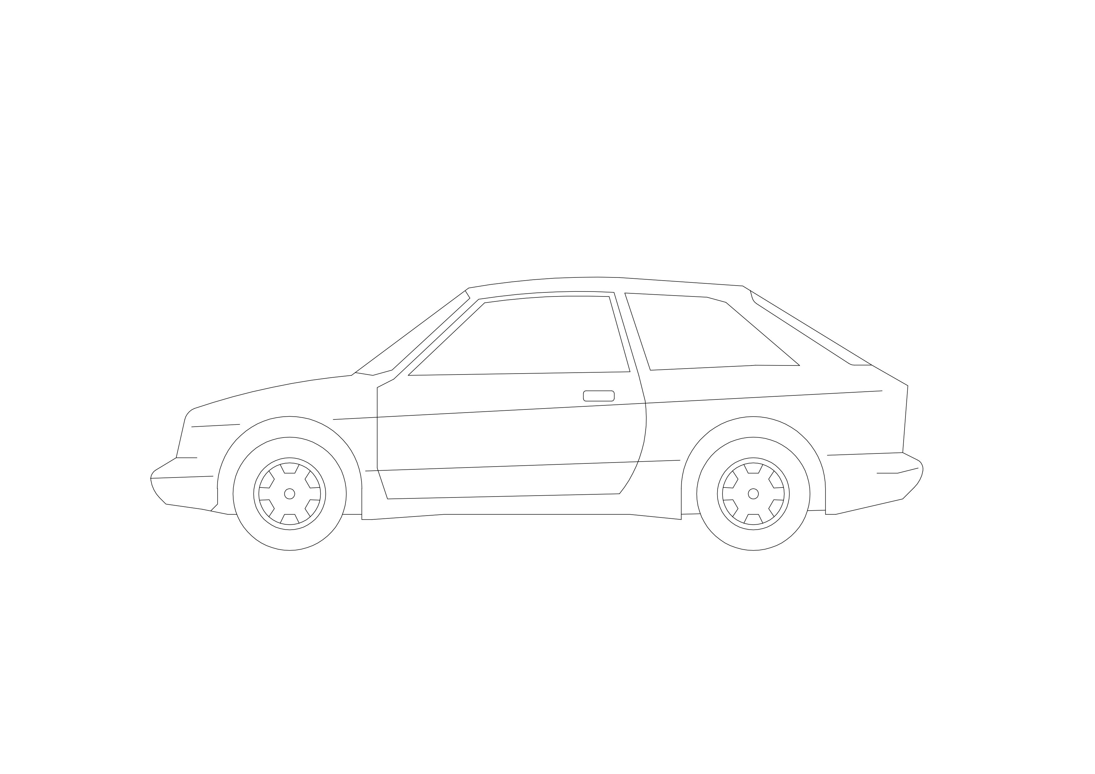 Free Car Elevation CAD Block – DWG, DXF, PDF Format