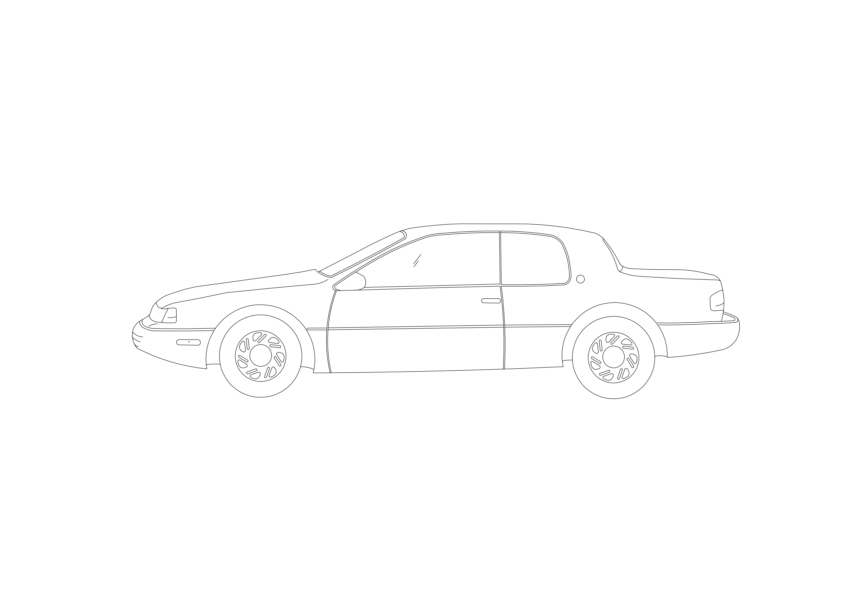 Free Car Elevation CAD Block – DWG, DXF, PDF Format
